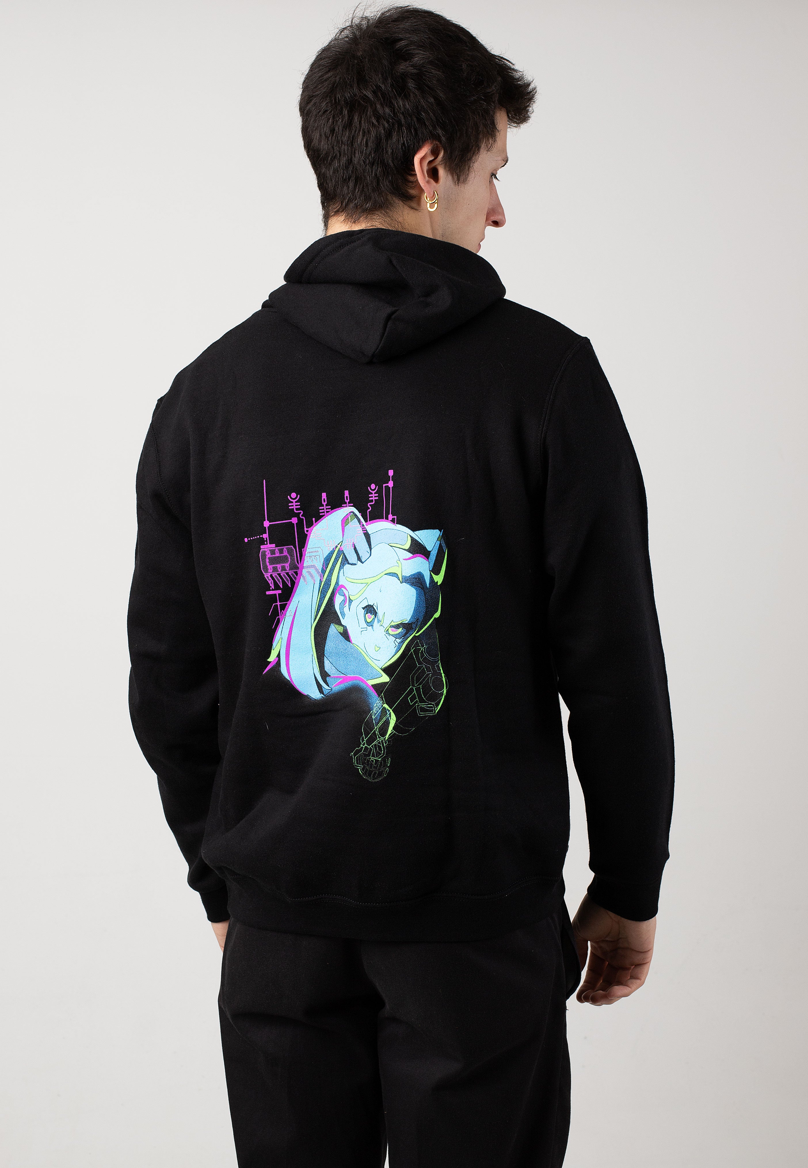 Cyberpunk: Edgerunners - Rebecca Neon - Hoodie | Men-Image