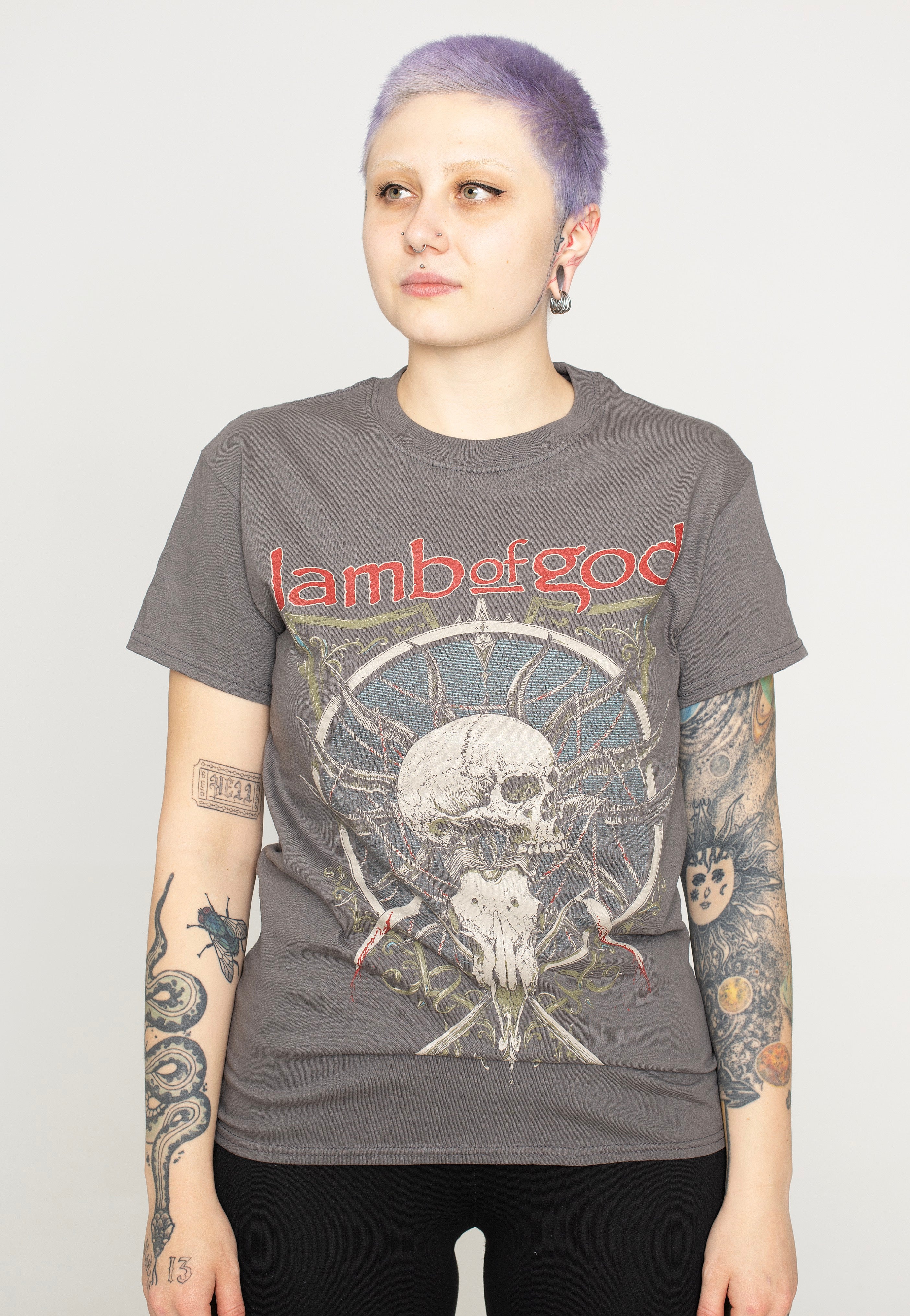 Lamb Of God - Skull Kopia Black - T-Shirt | Women-Image