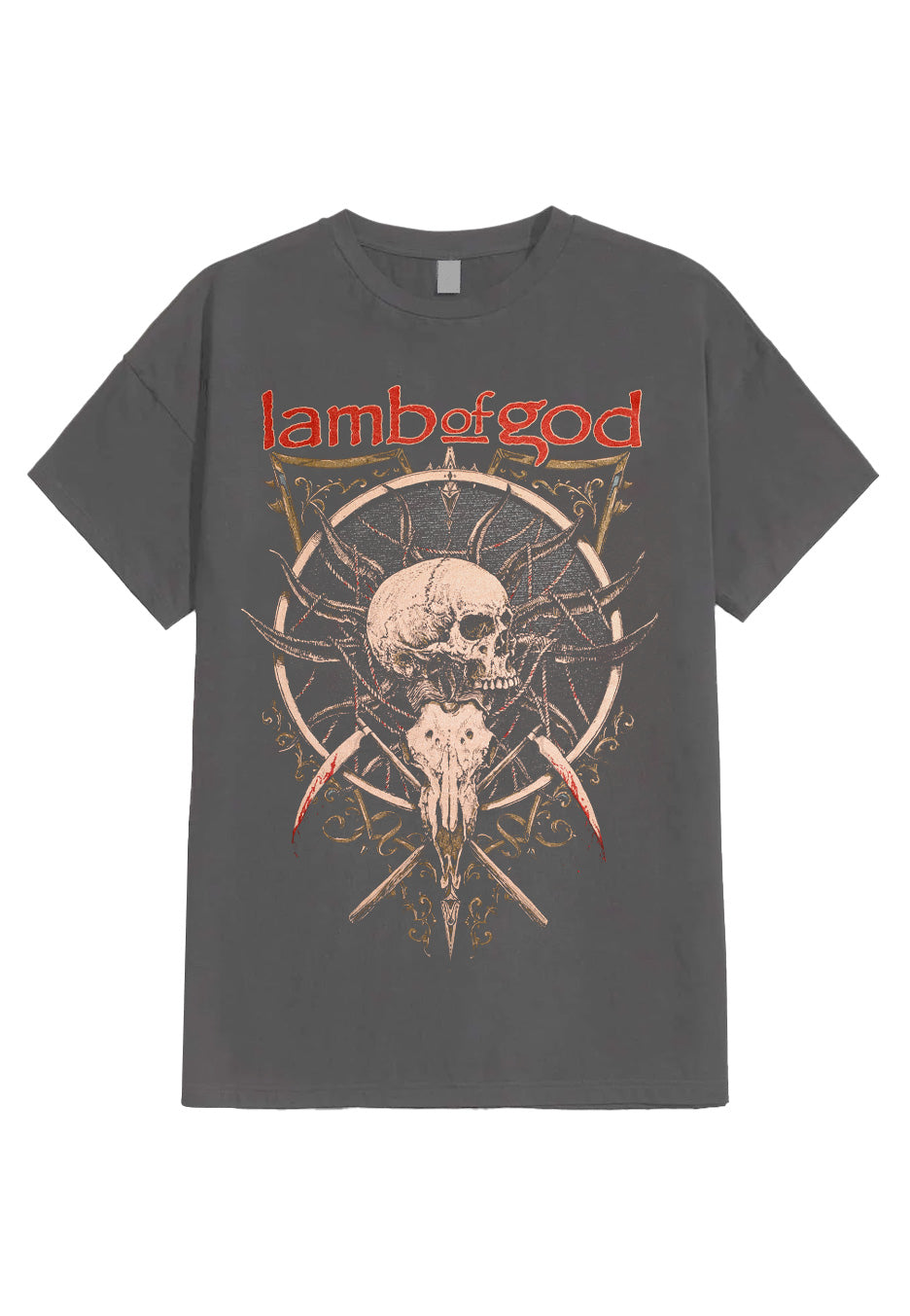 Lamb Of God - Skull Kopia Black - T-Shirt | Neutral-Image