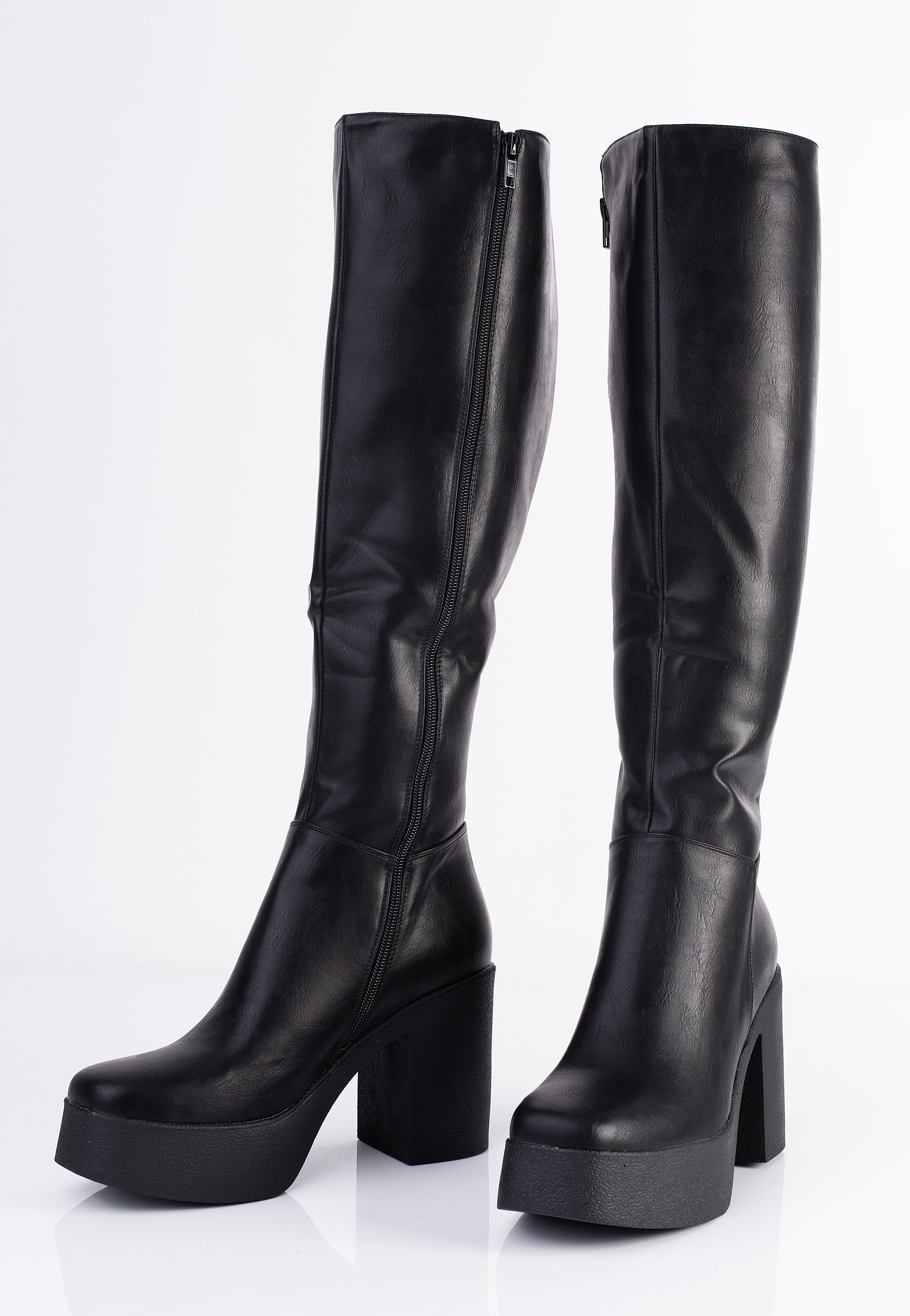 Lamoda - Slick Nicks Platform Knee High - Girl Shoes | Women-Image