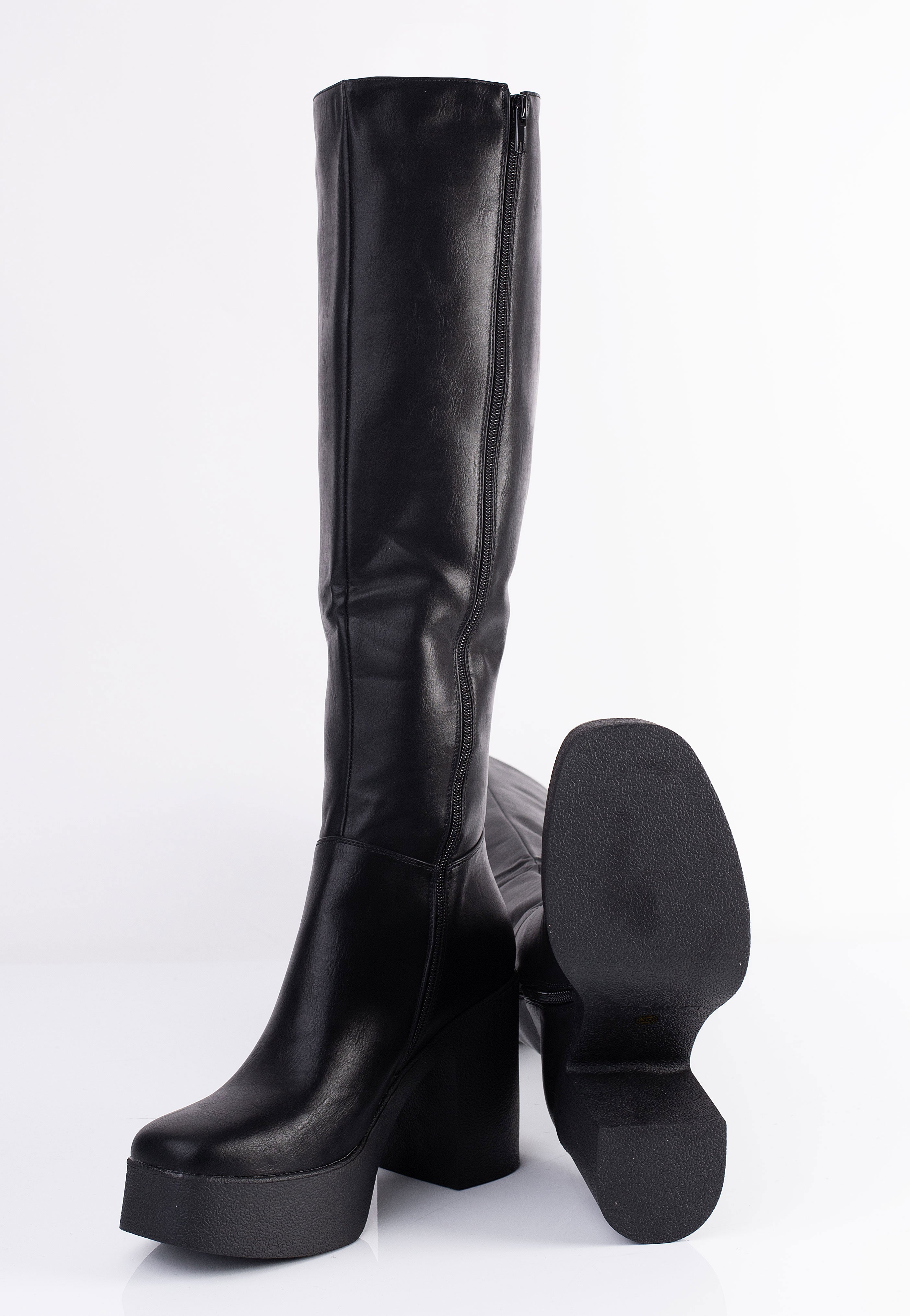 Lamoda - Slick Nicks Platform Knee High - Girl Shoes | Women-Image