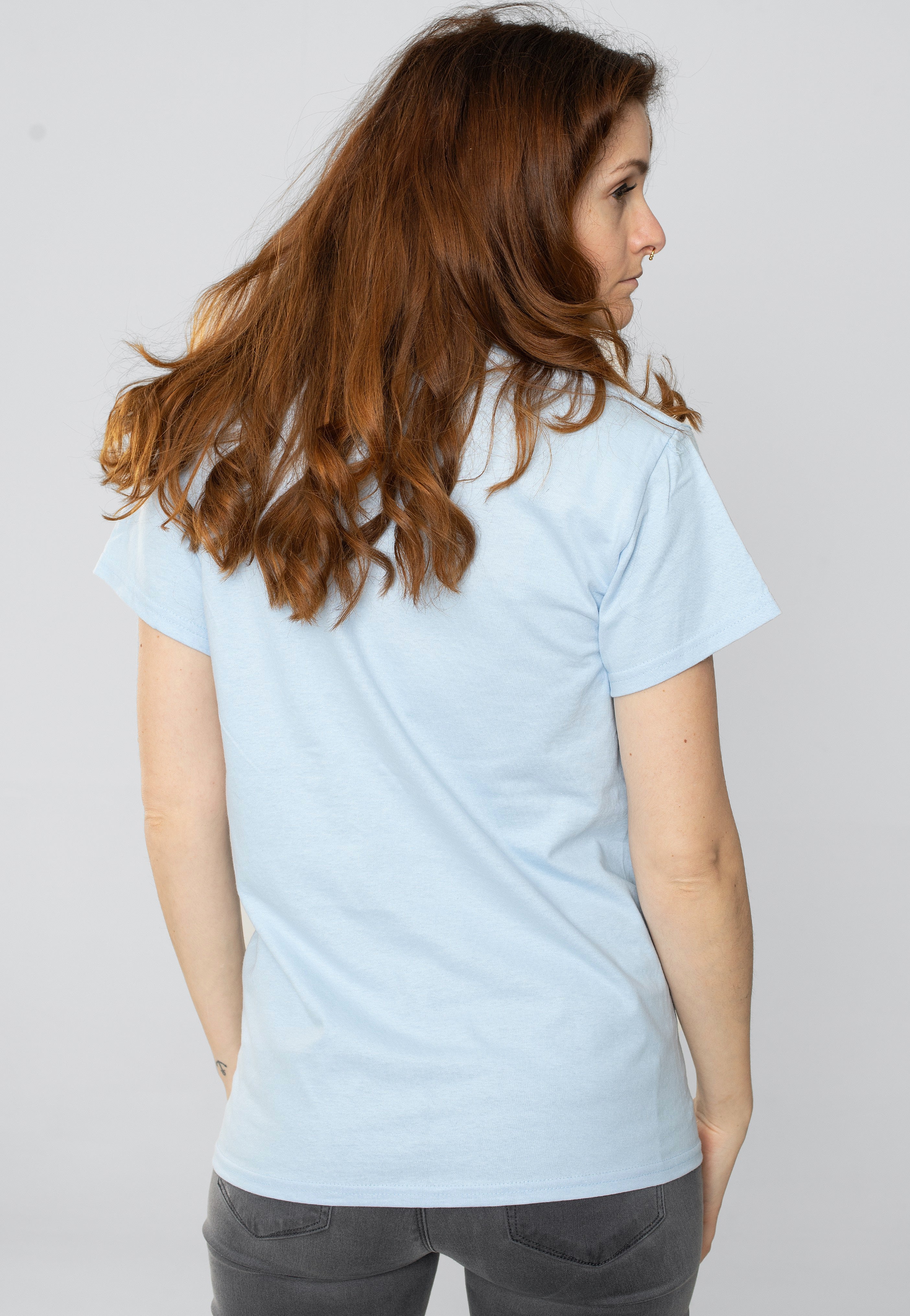 Landmvrks - 80s Logo Baby Blue - T-Shirt | Women-Image