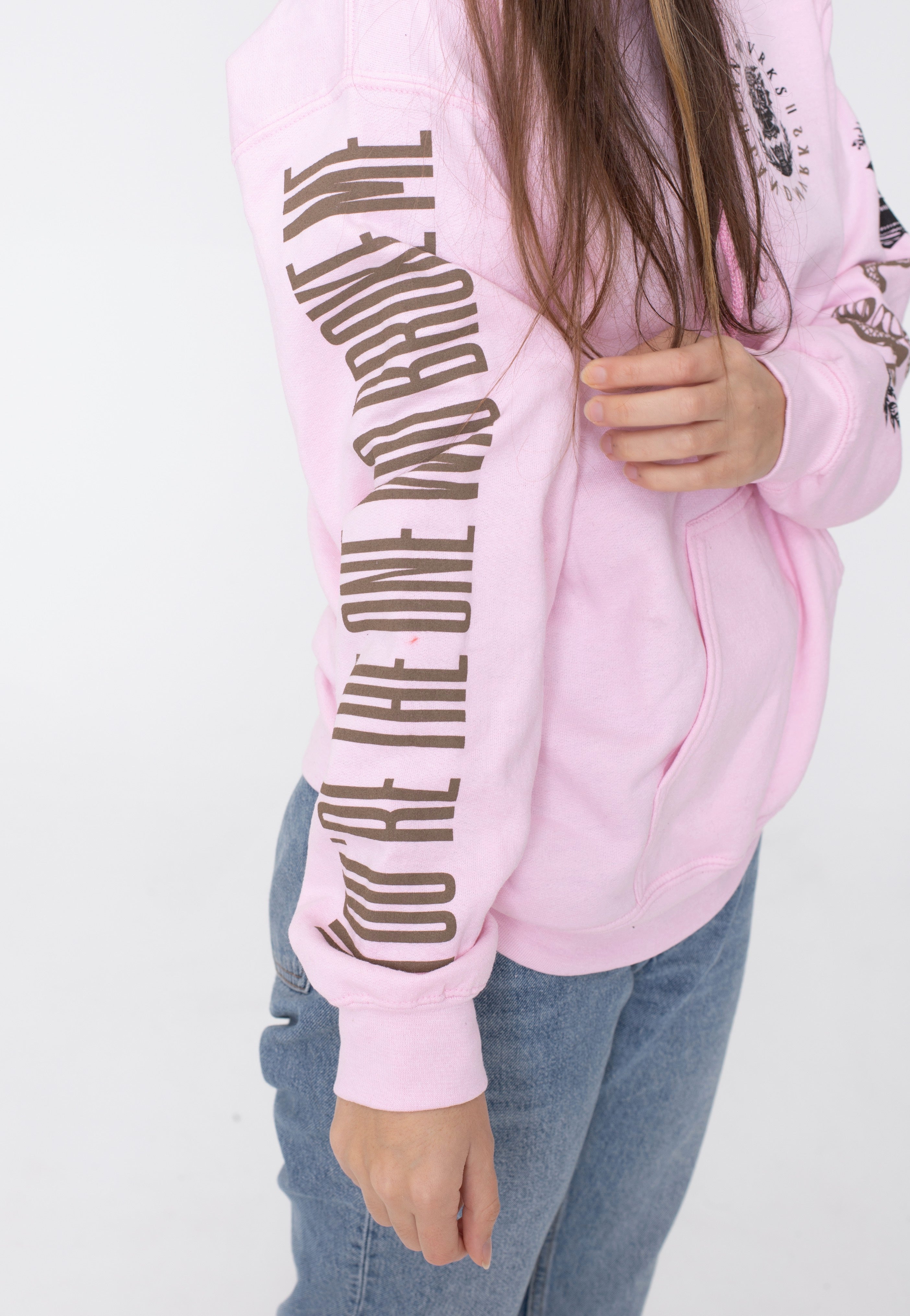 Landmvrks - Broke Me Light Pink - Hoodie | Women-Image