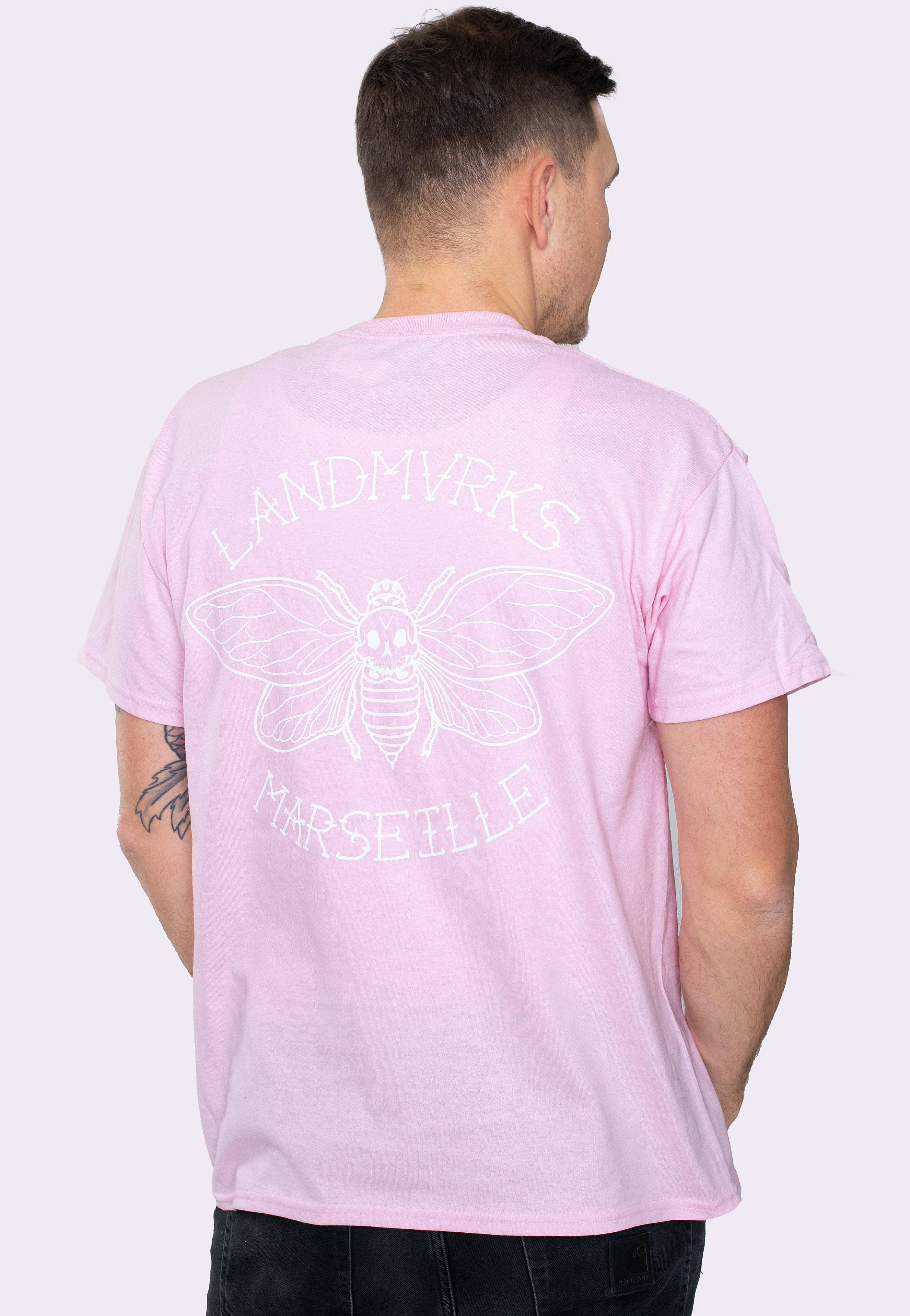 Landmvrks - Cicada Marseille Light Pink - T-Shirt | Men-Image