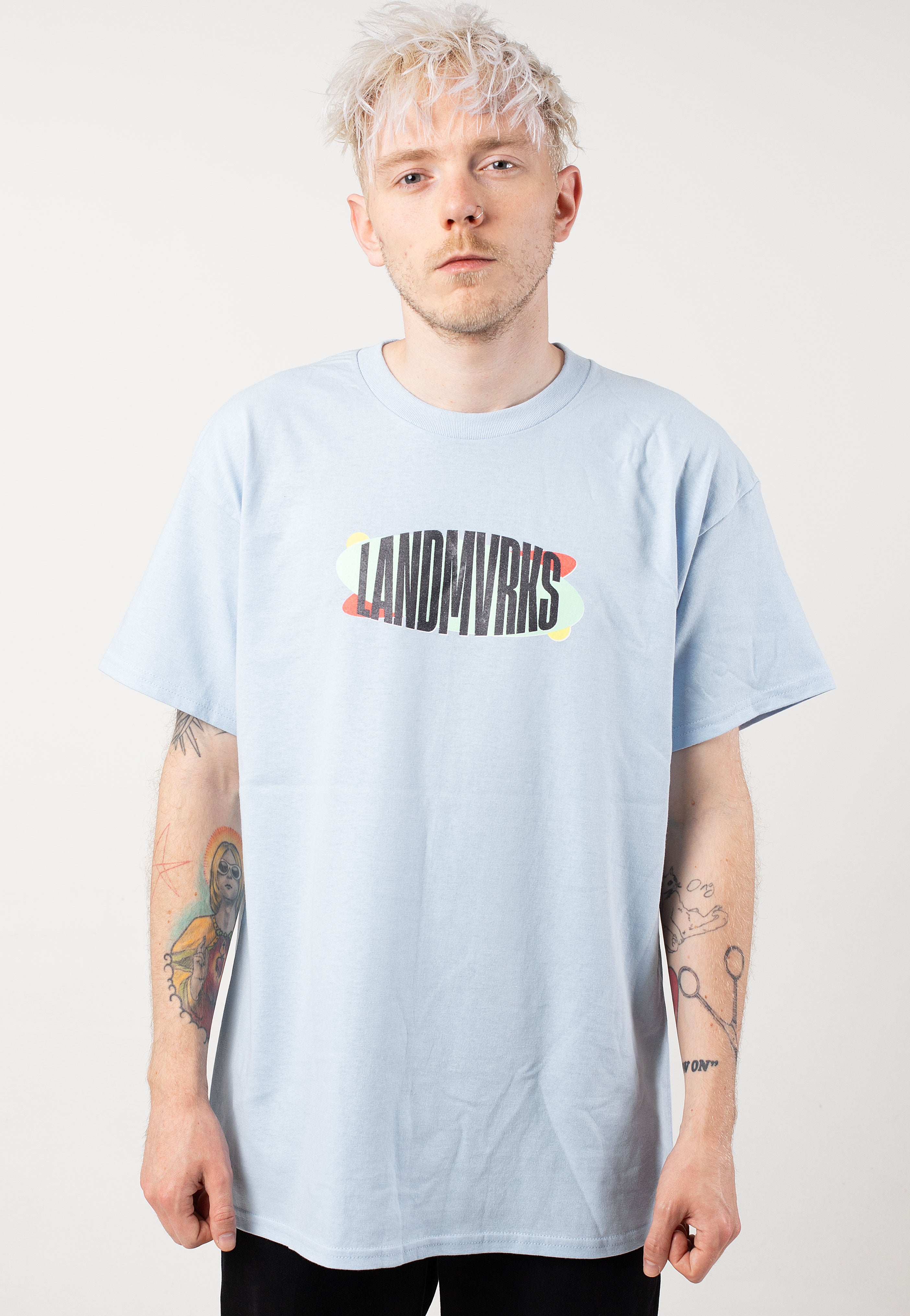 Landmvrks - Feel Light Blue - T-Shirt | Men-Image