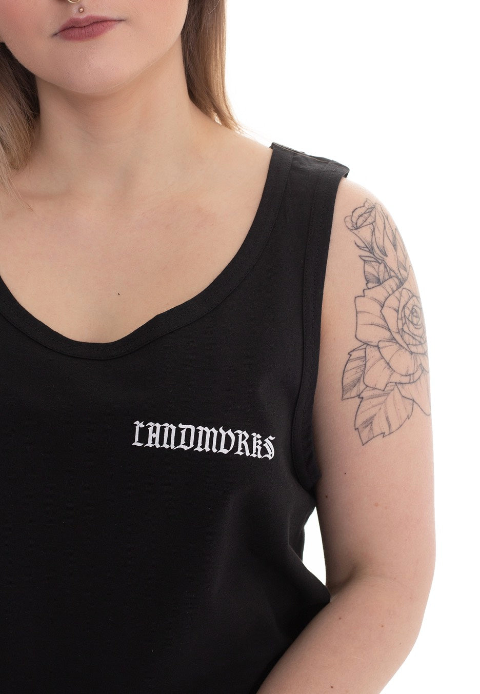 Landmvrks - Old Font Cicada - Tank | Women-Image