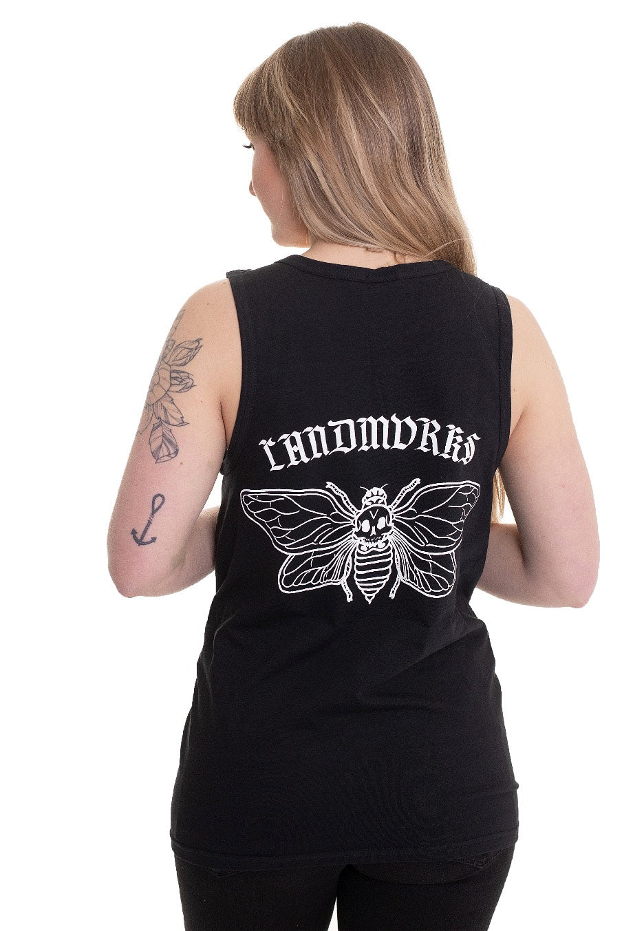 Landmvrks - Old Font Cicada - Tank | Women-Image