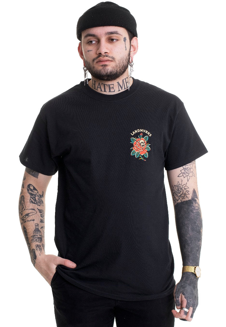 Landmvrks - Tattoo Skull - T-Shirt | Men-Image