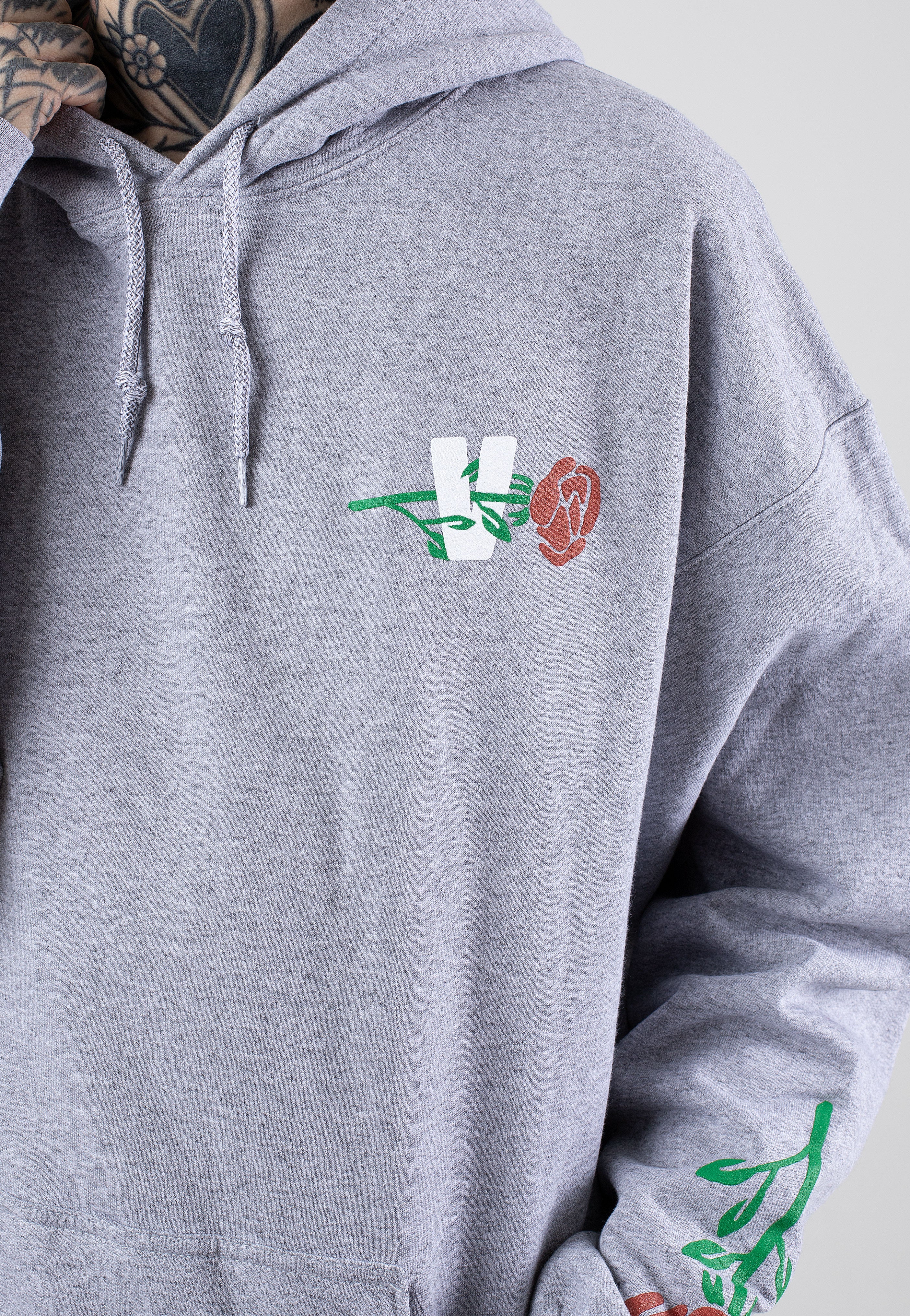 Landmvrks - V Rose Sportsgrey - Hoodie | Men-Image