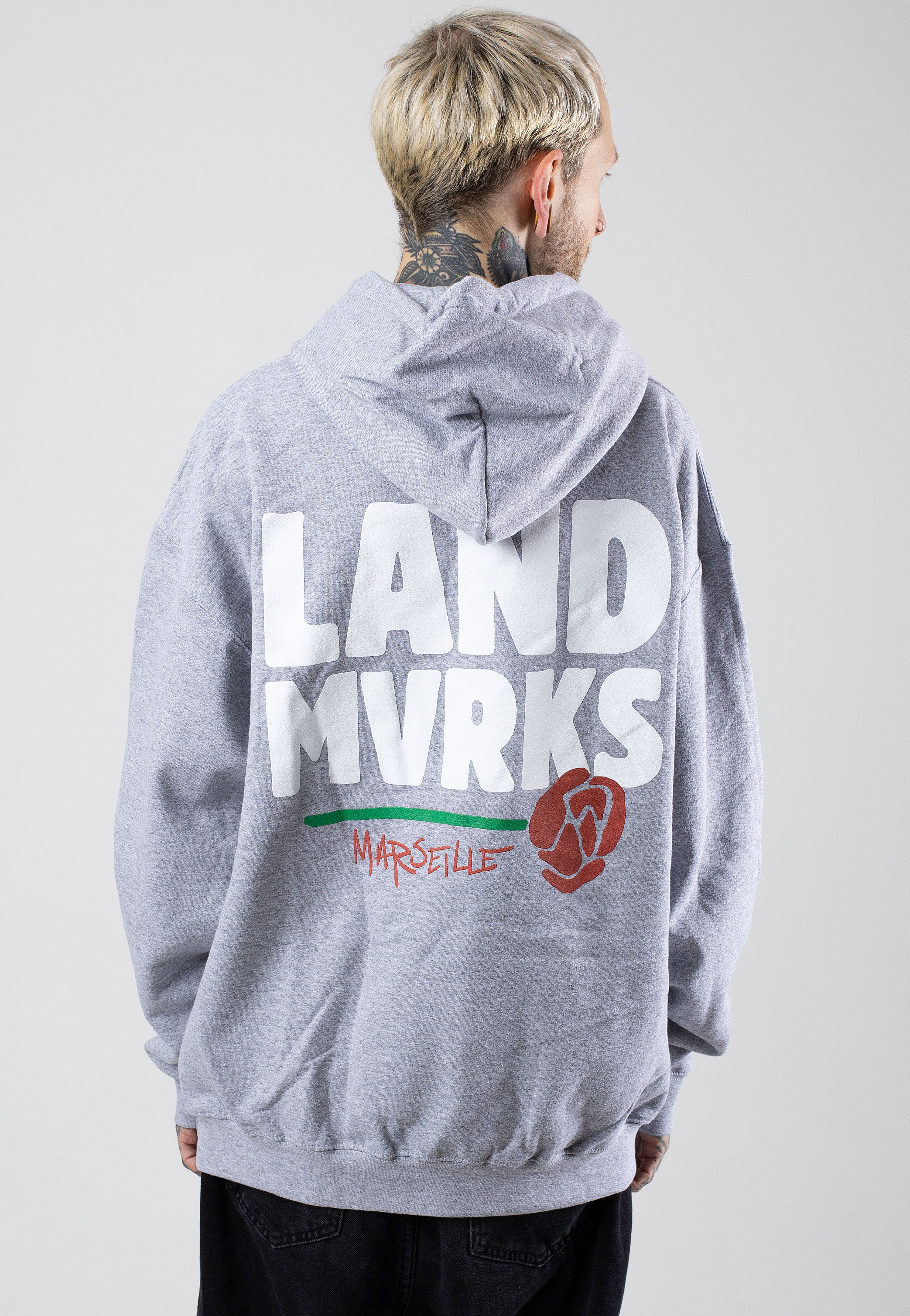 Landmvrks - V Rose Sportsgrey - Hoodie | Men-Image