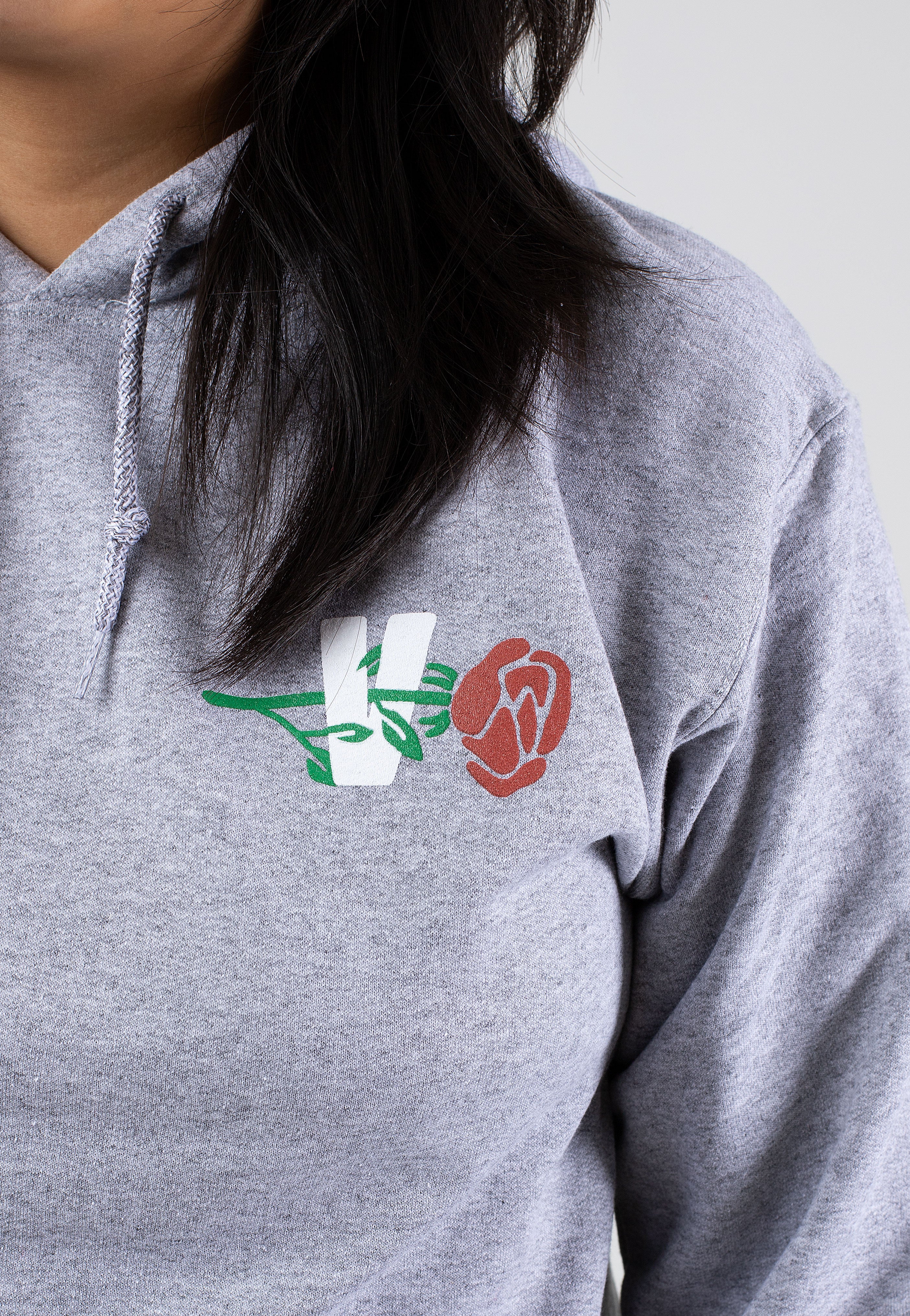 Landmvrks - V Rose Sportsgrey - Hoodie | Women-Image