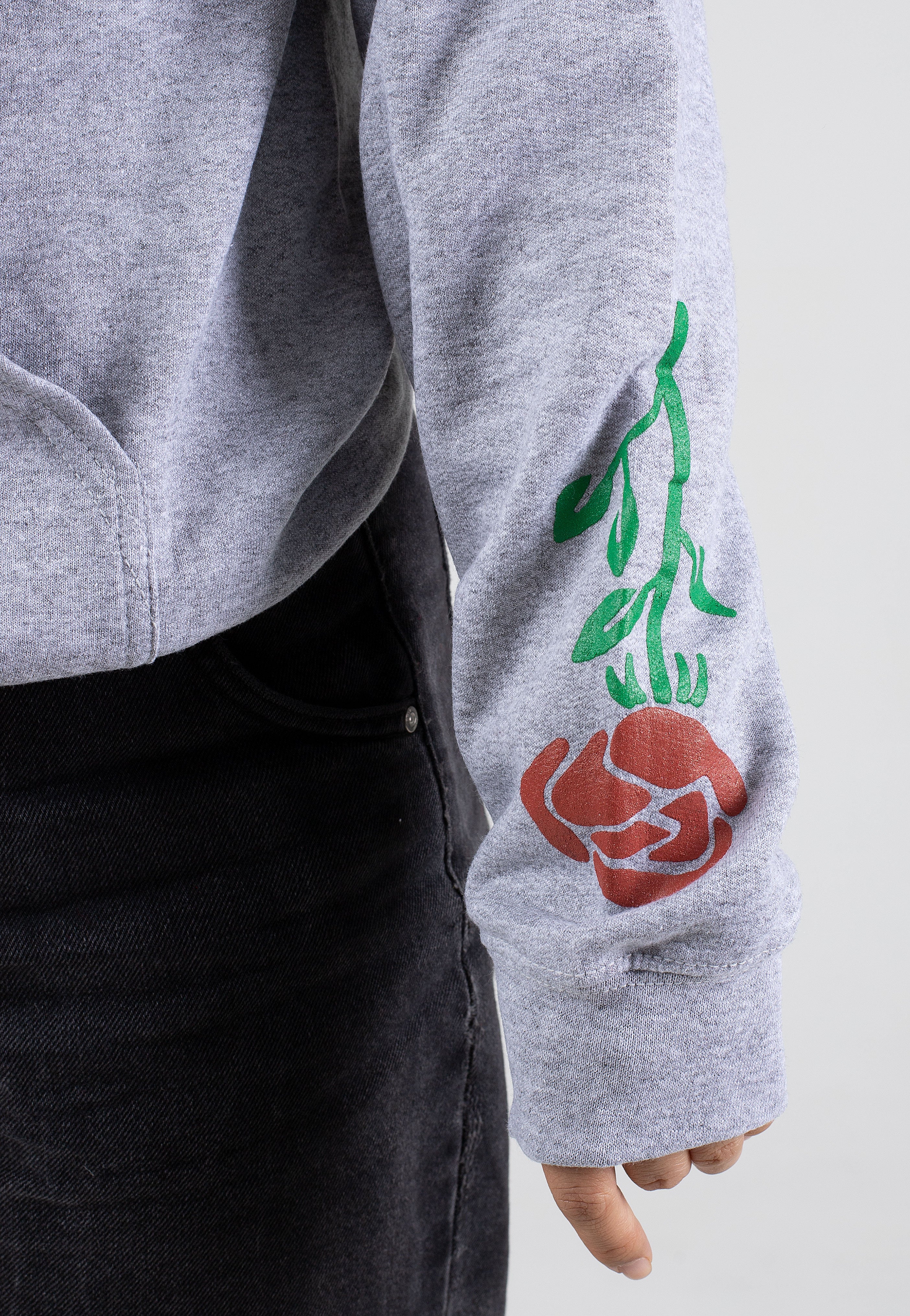 Landmvrks - V Rose Sportsgrey - Hoodie | Women-Image