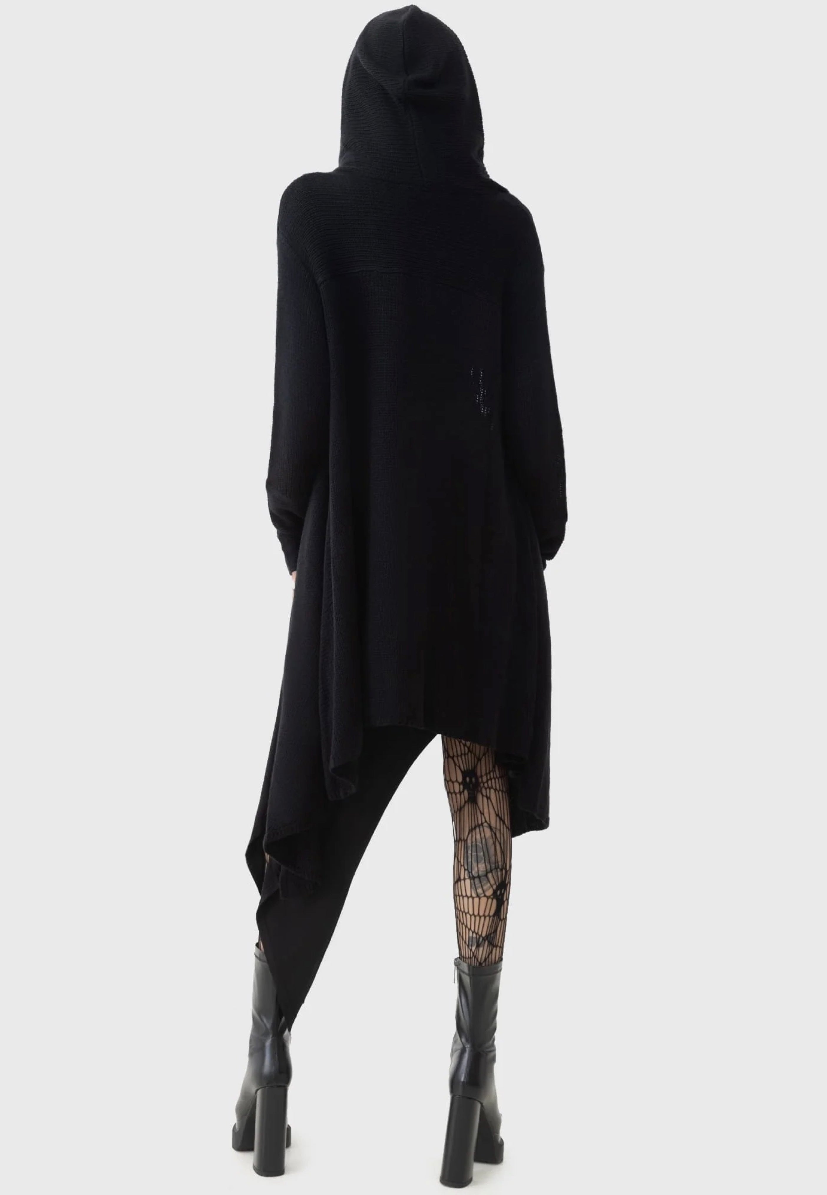 Killstar x Kihilist - Last Quarter Hooded Black - Cardigan | Women-Image