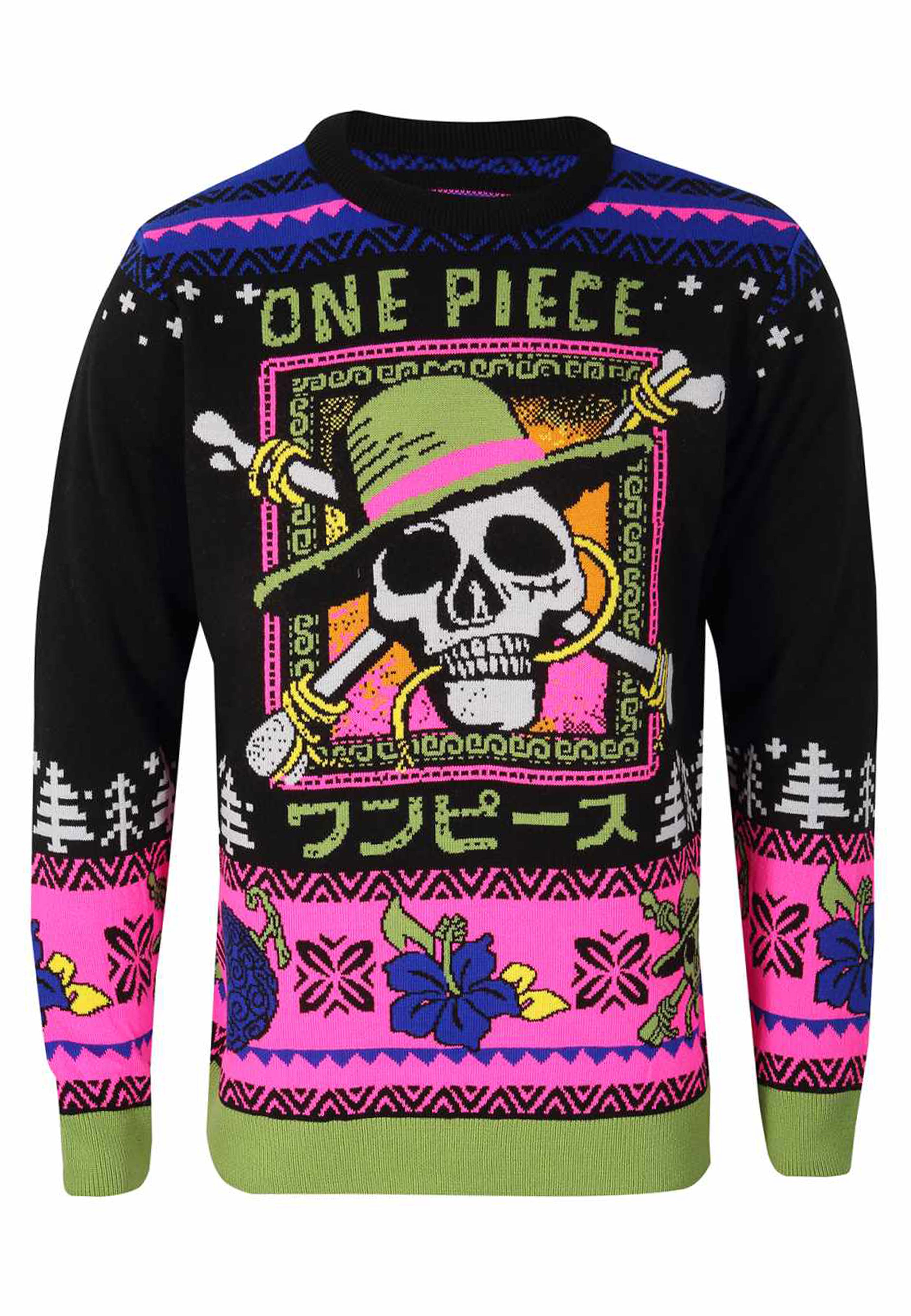 One Piece - Skull Xmas Knit - Pullover | Neutral-Image