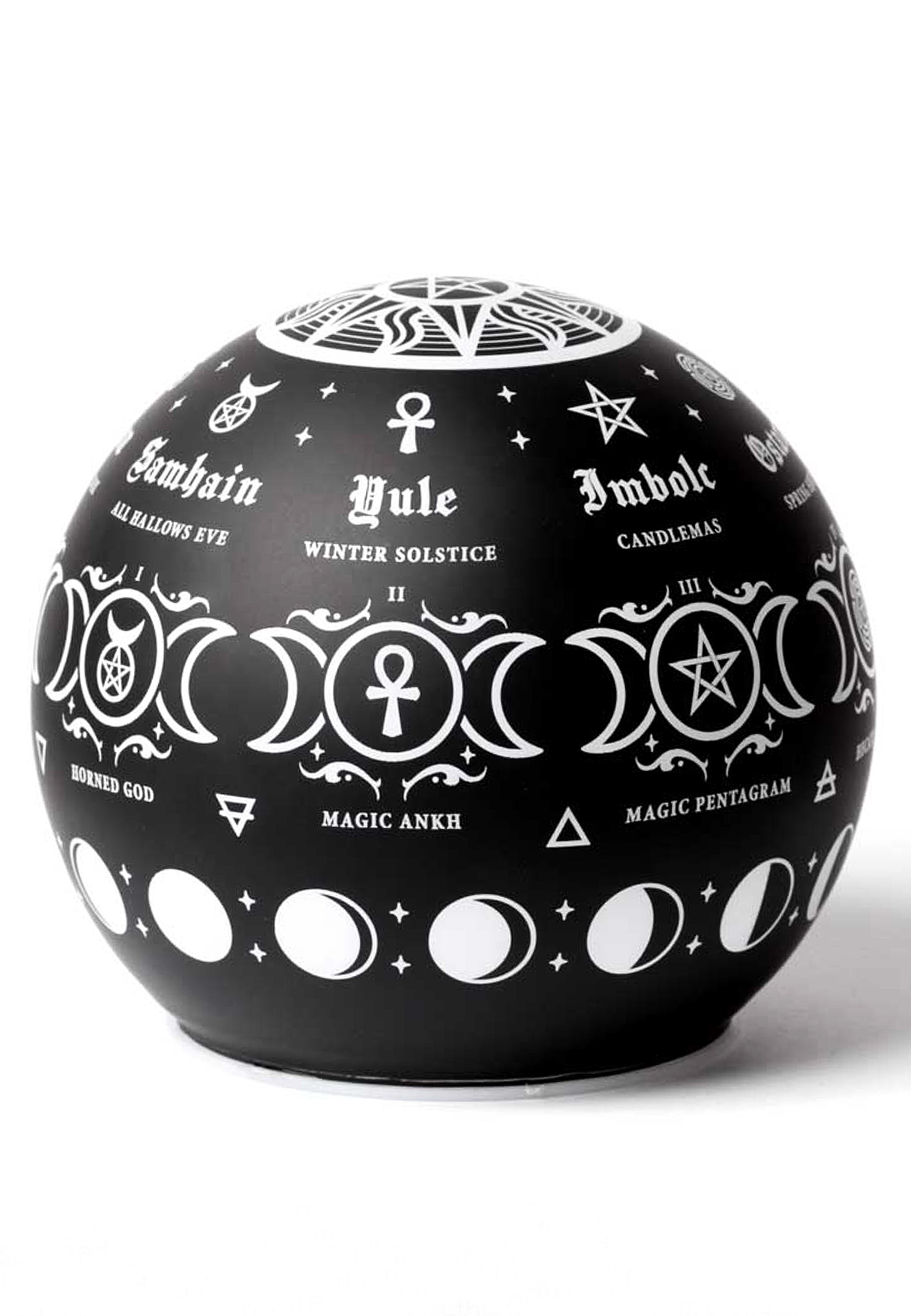 Alchemy England - Pagan Calendar Globe - Lamp | Neutral-Image