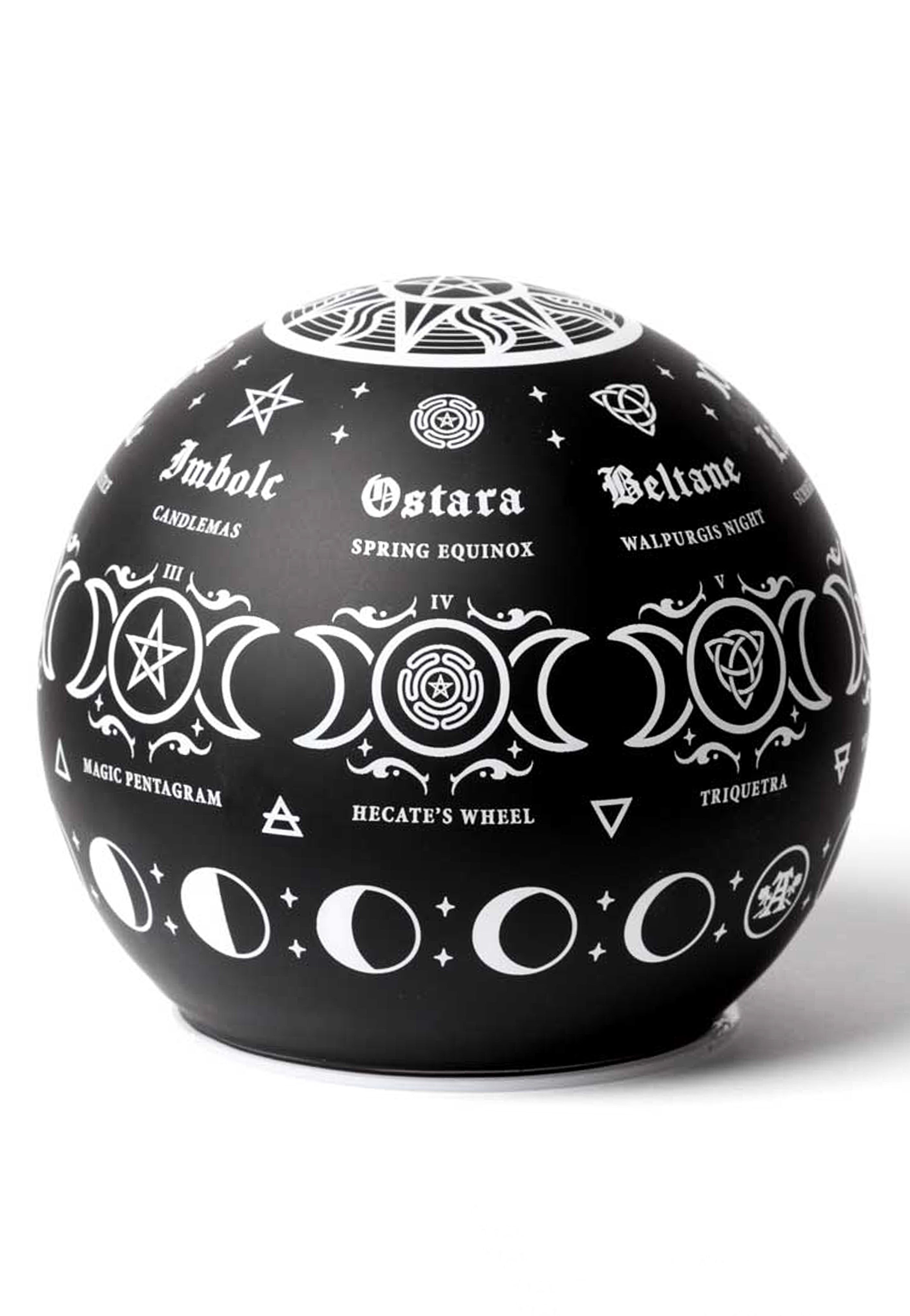 Alchemy England - Pagan Calendar Globe - Lamp | Neutral-Image