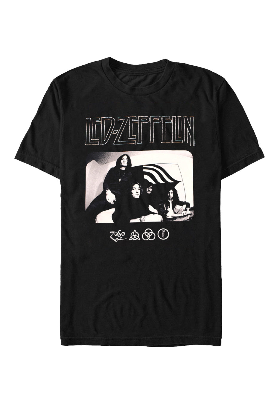 Led Zeppelin - Icon Logo Photo - T-Shirt | Neutral-Image