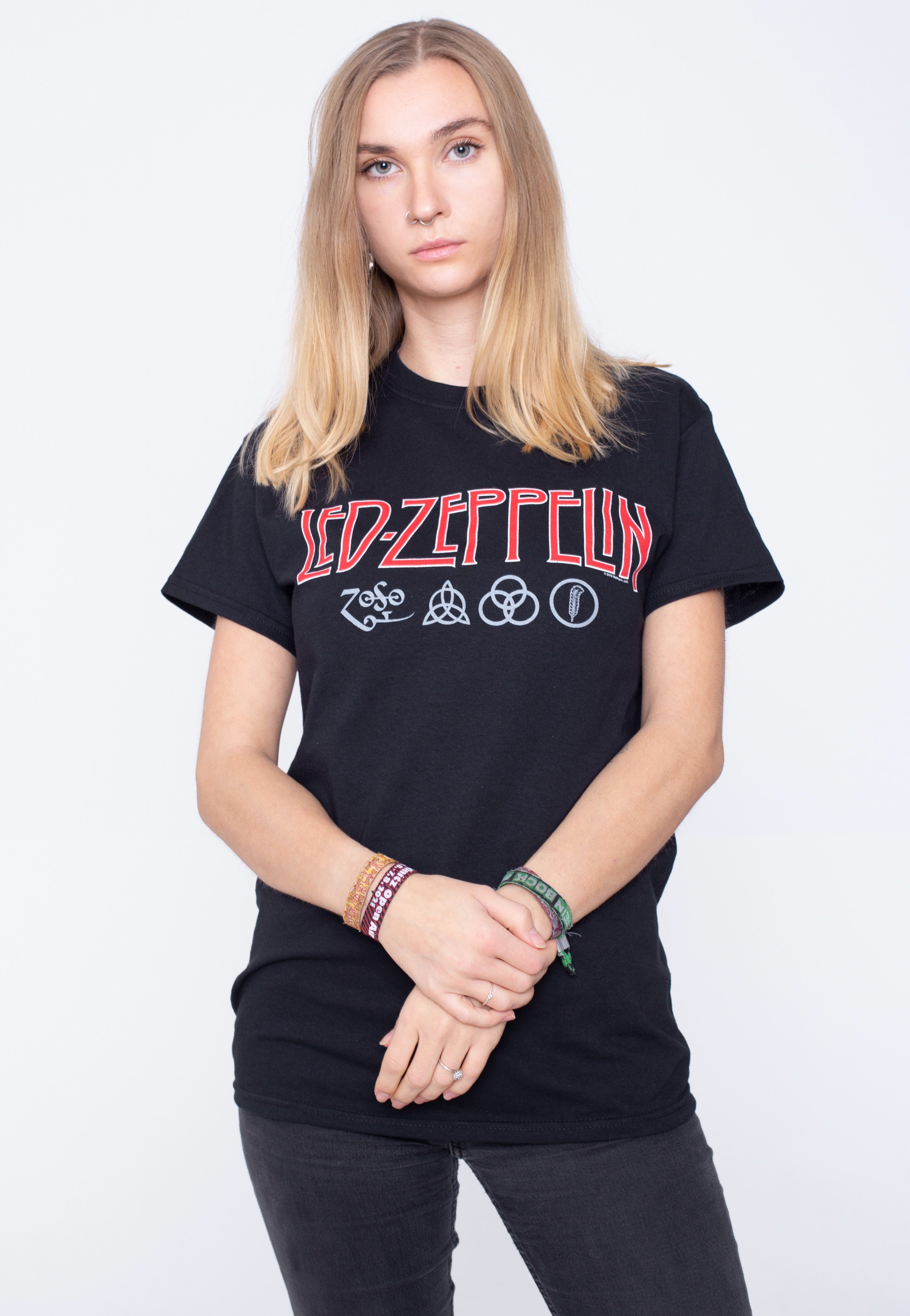 Led Zeppelin - Logo & Symbols - T-Shirt | Women-Image