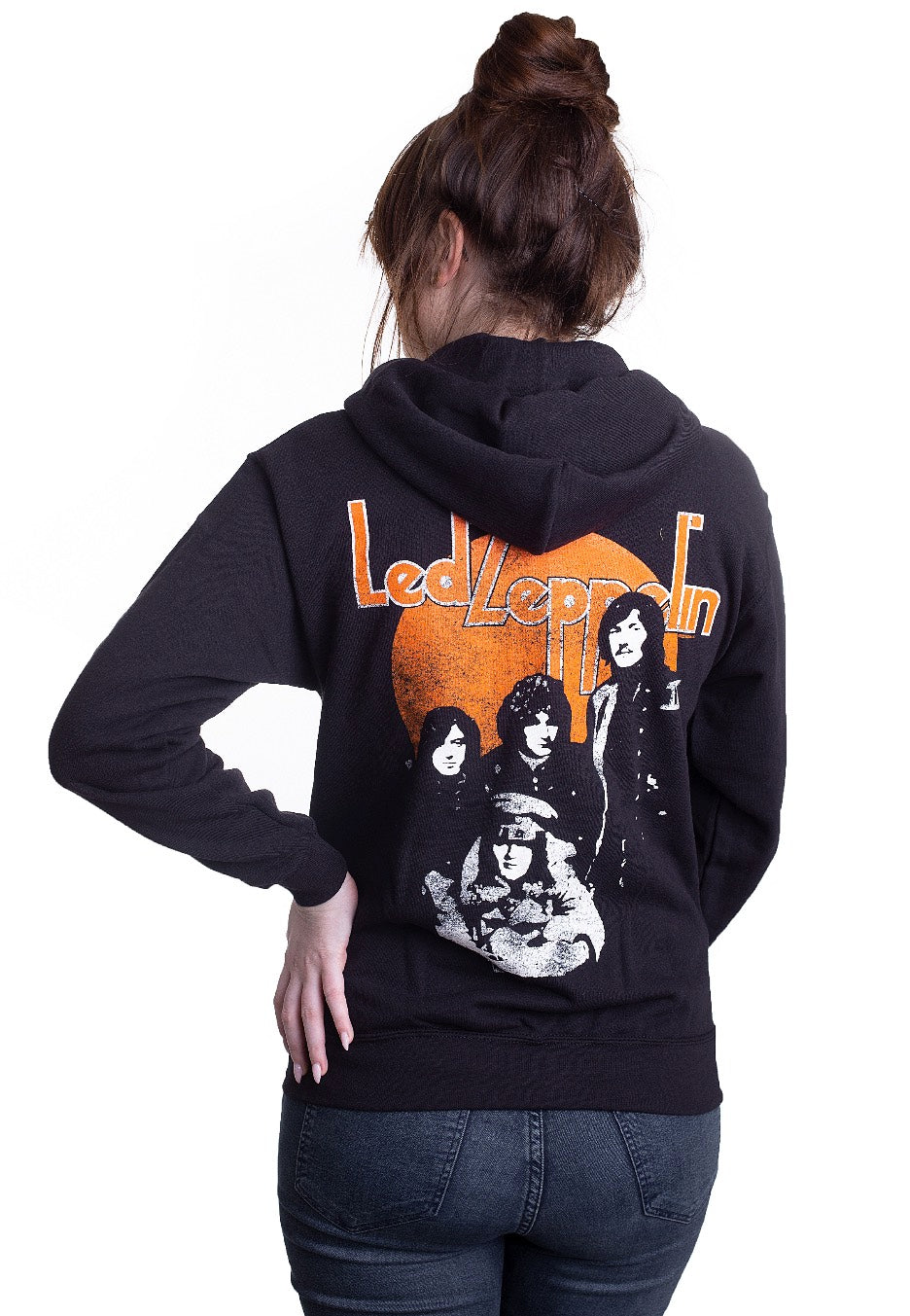 Led Zeppelin - Orange Circle - Zipper | Women-Image