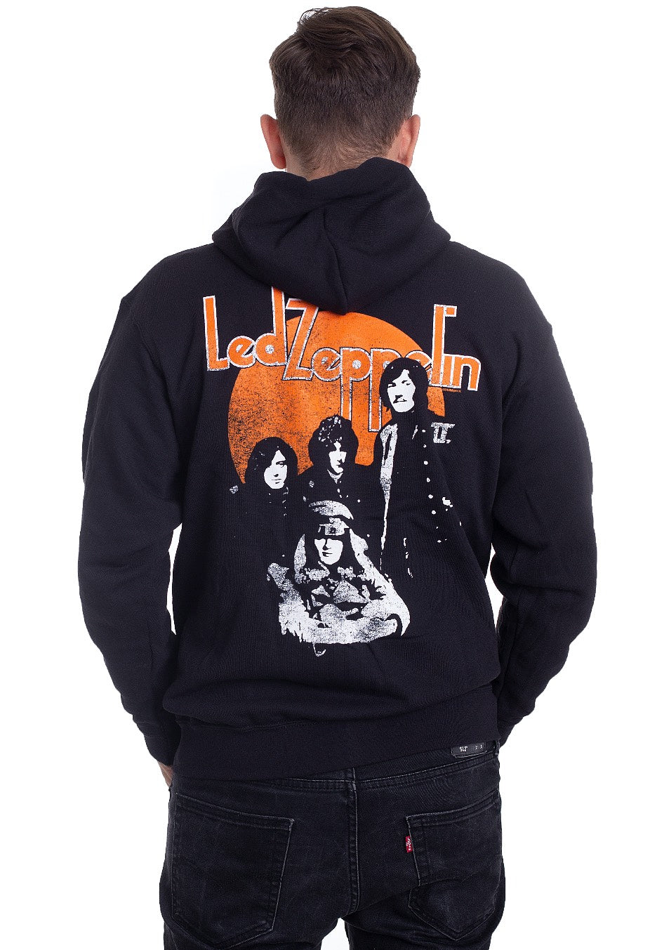 Led Zeppelin - Orange Circle - Zipper | Men-Image