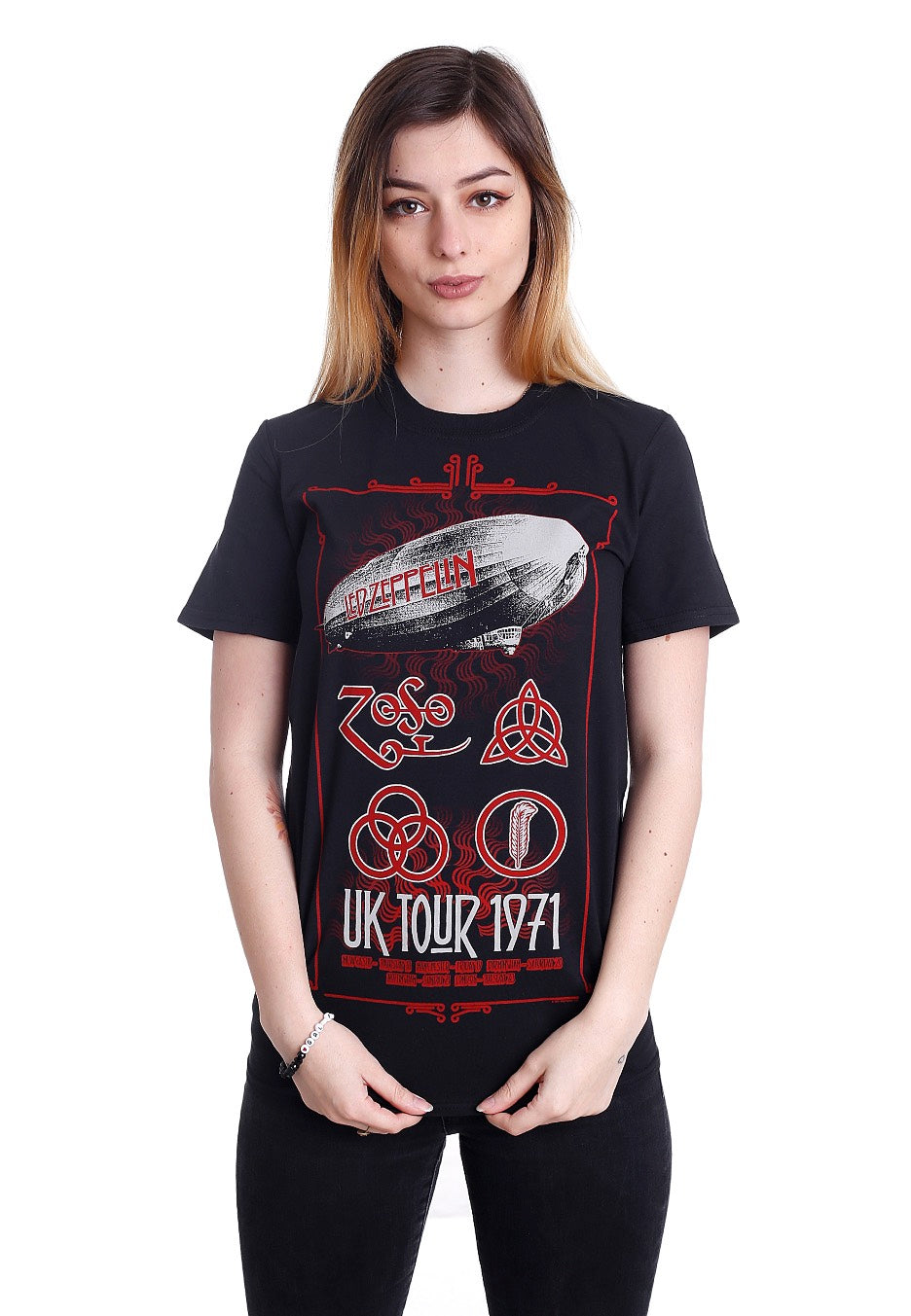 Led Zeppelin - UK Tour '71 - T-Shirt | Women-Image