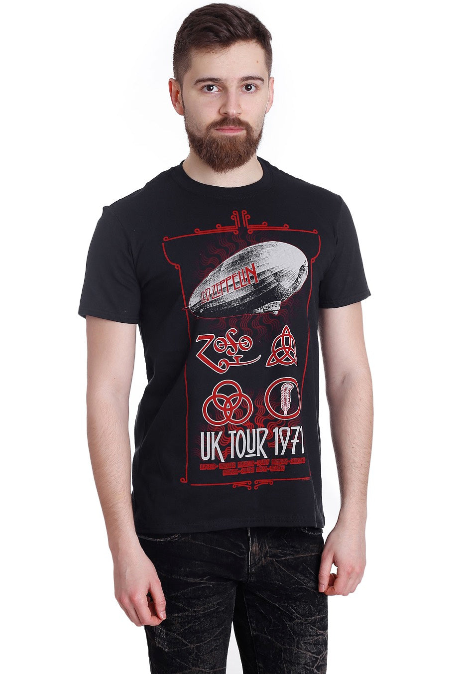 Led Zeppelin - UK Tour '71 - T-Shirt | Men-Image