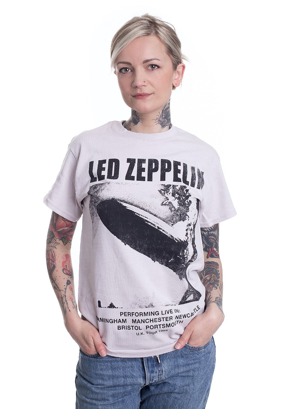 Led Zeppelin - UK Tour '69 LZ1 Grey - T-Shirt | Women-Image