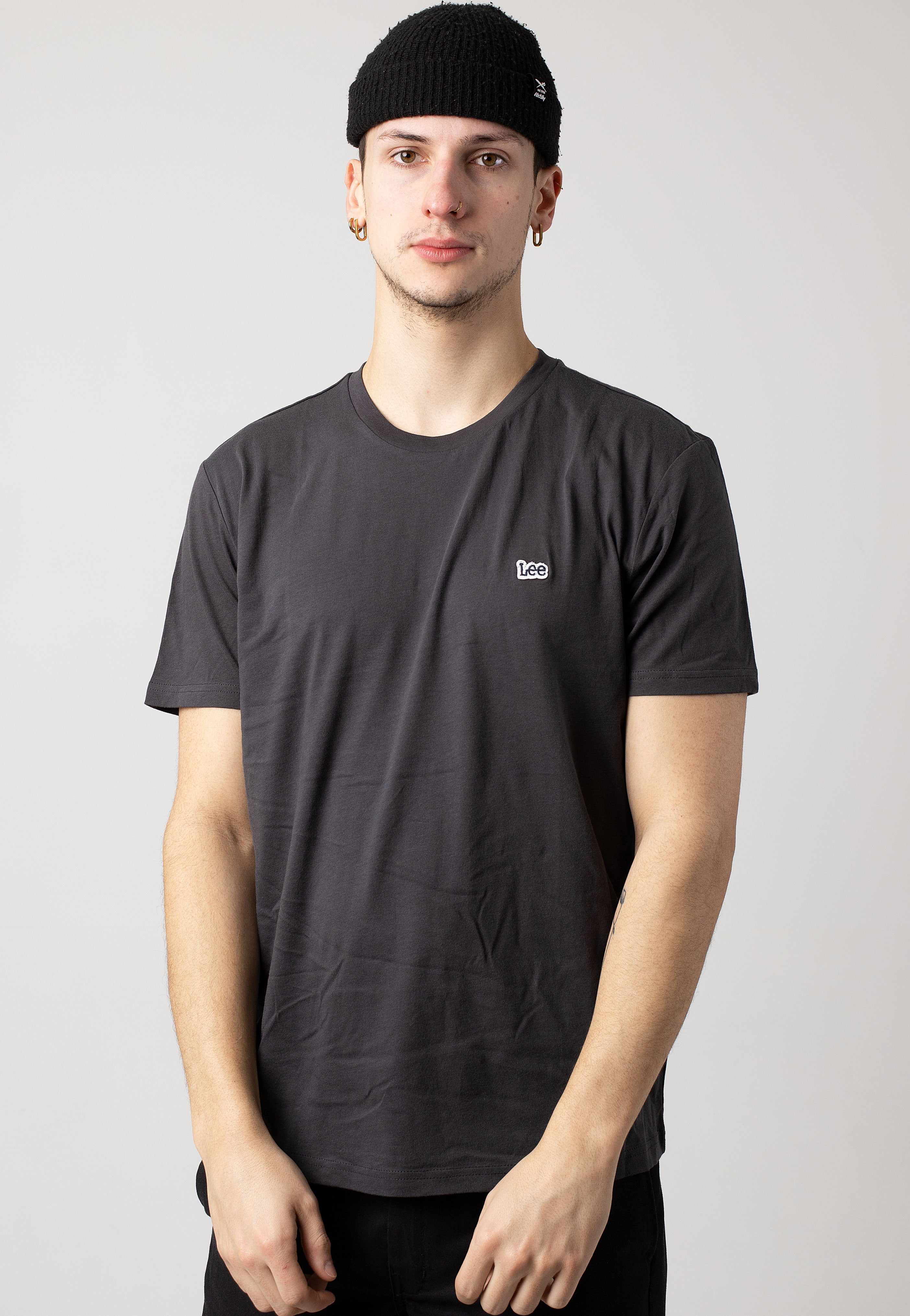 Lee - Patch Logo Washed Black - T-Shirt | Men-Image