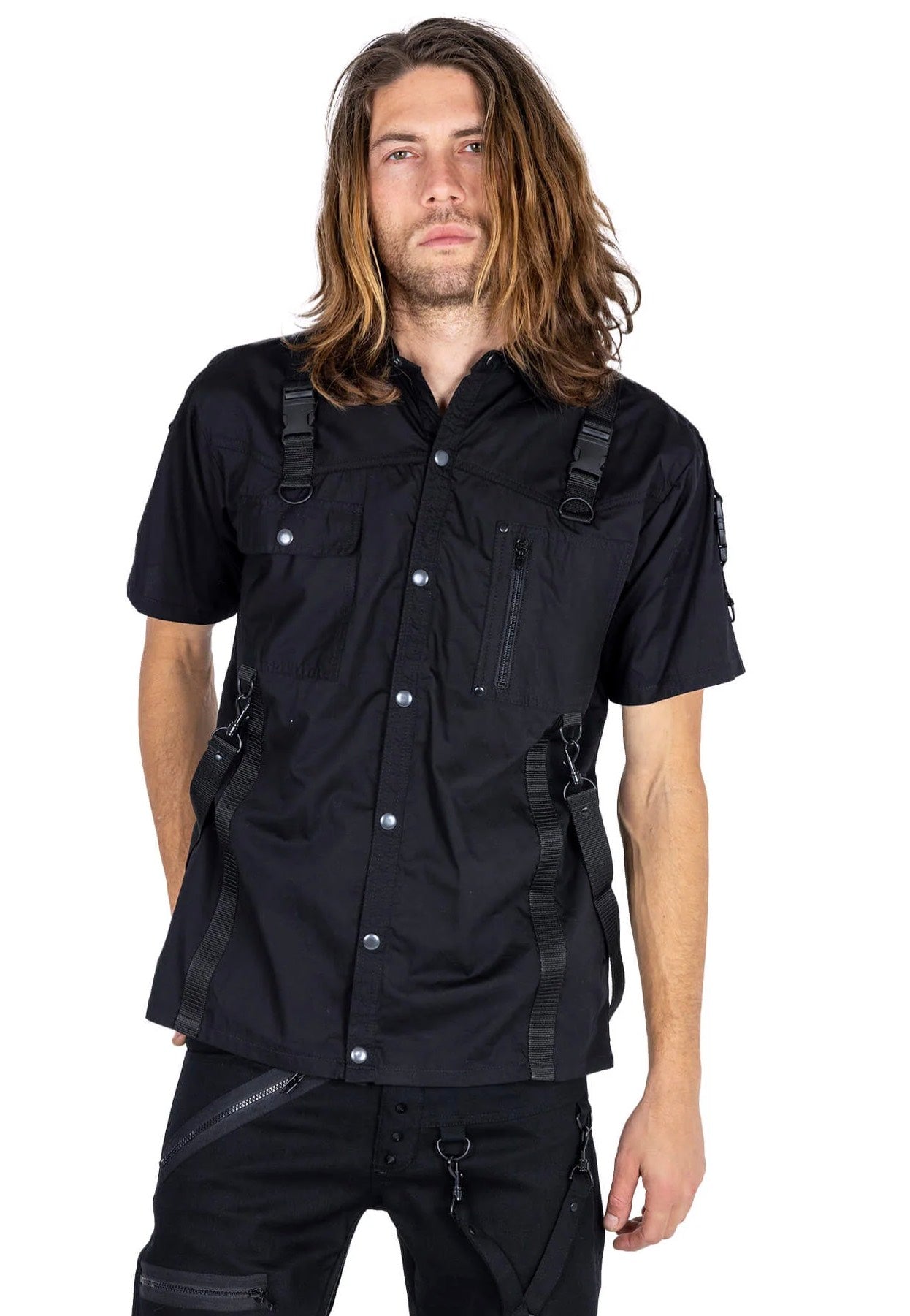 Poizen Industries - Leonidas Black - Shirt | Men-Image