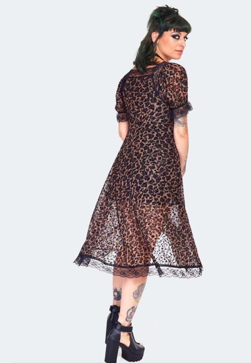 Jawbreaker - Leopard Print Brown - Dress | Women-Image