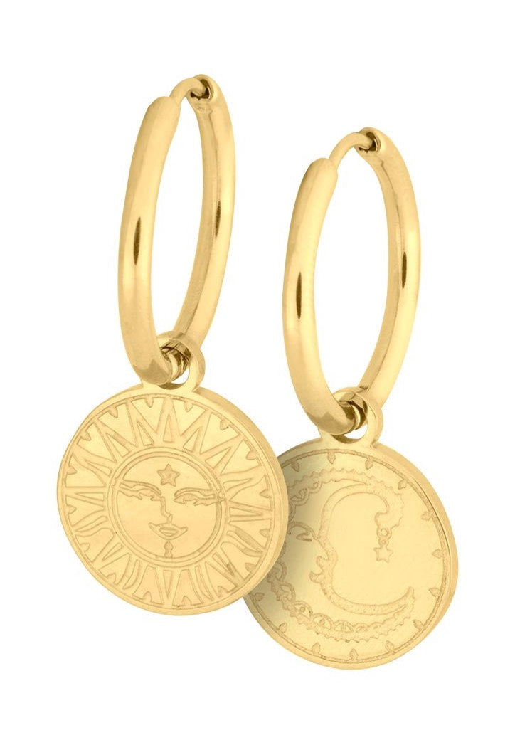 Wildcat - Little Sun Moon Gold - Earrings | Neutral-Image