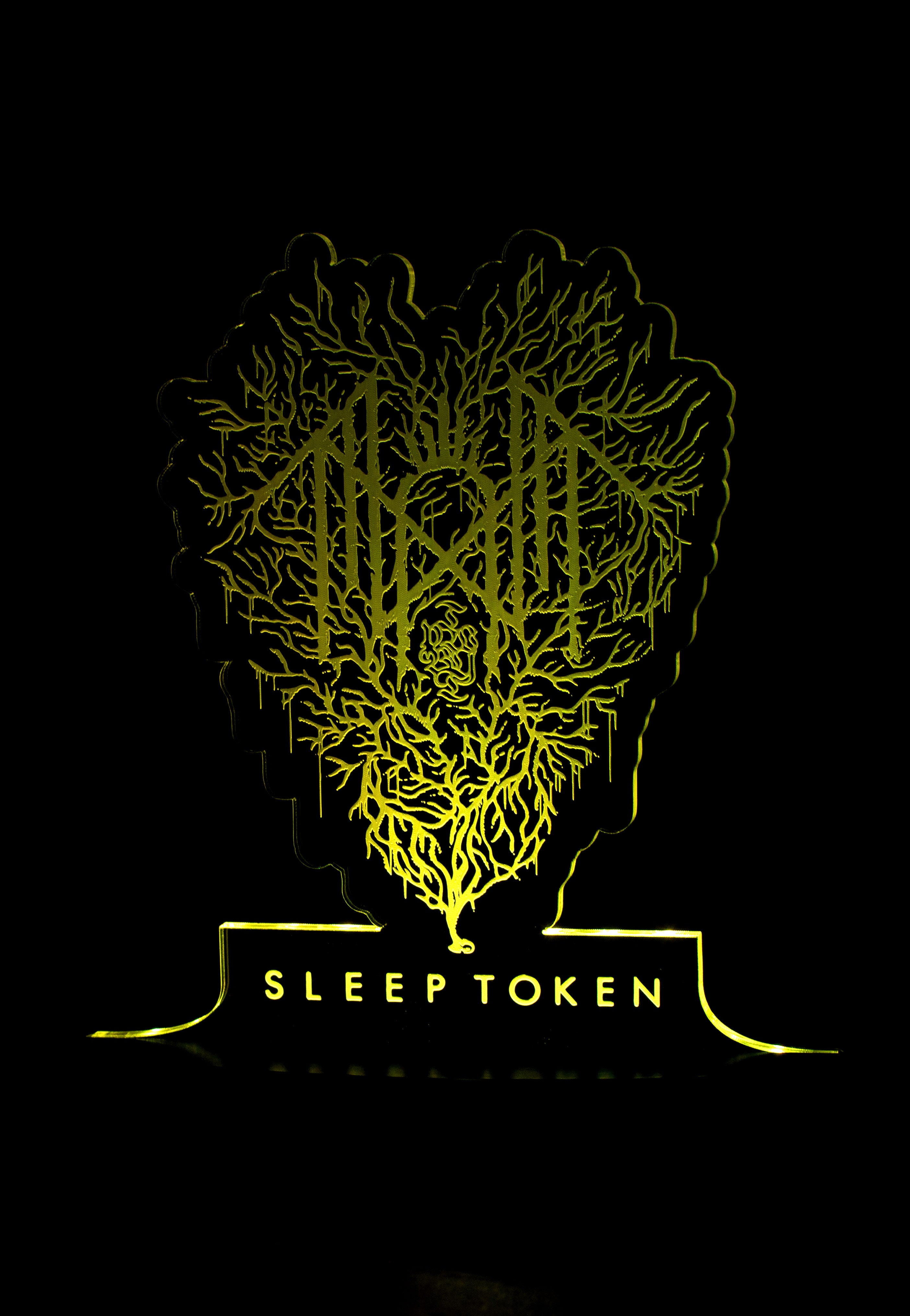 Sleep Token - Coral Heart - Lamp | Neutral-Image