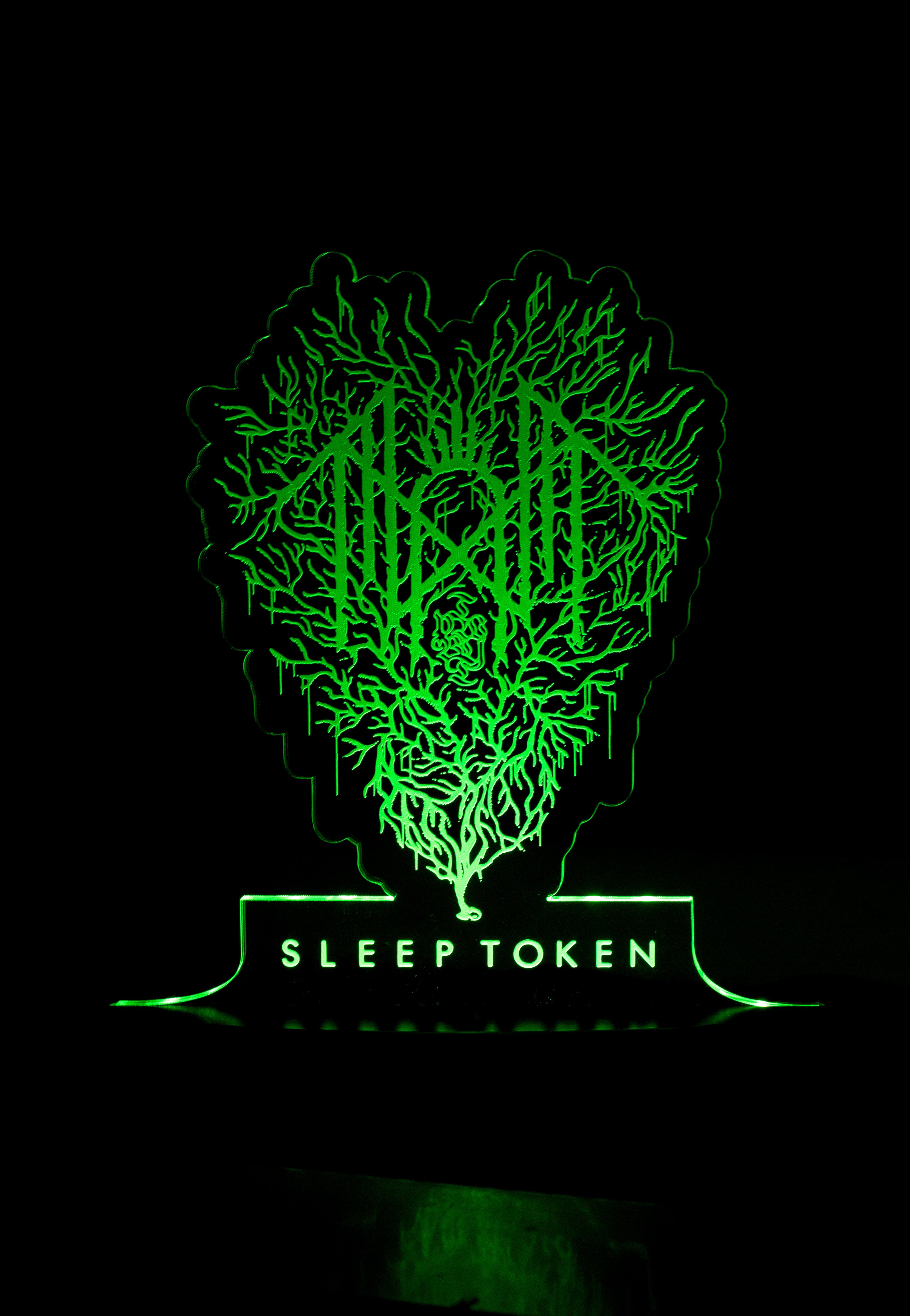 Sleep Token - Coral Heart - Lamp | Neutral-Image