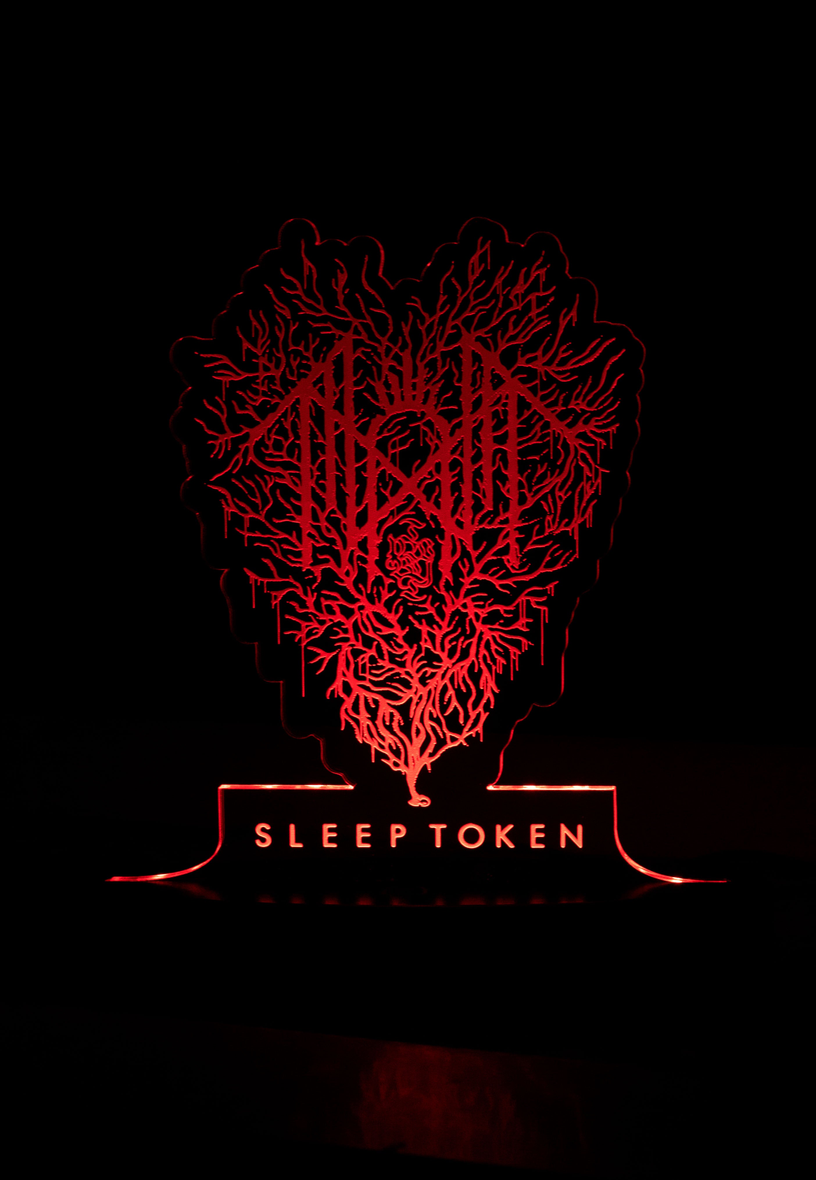 Sleep Token - Coral Heart - Lamp | Neutral-Image