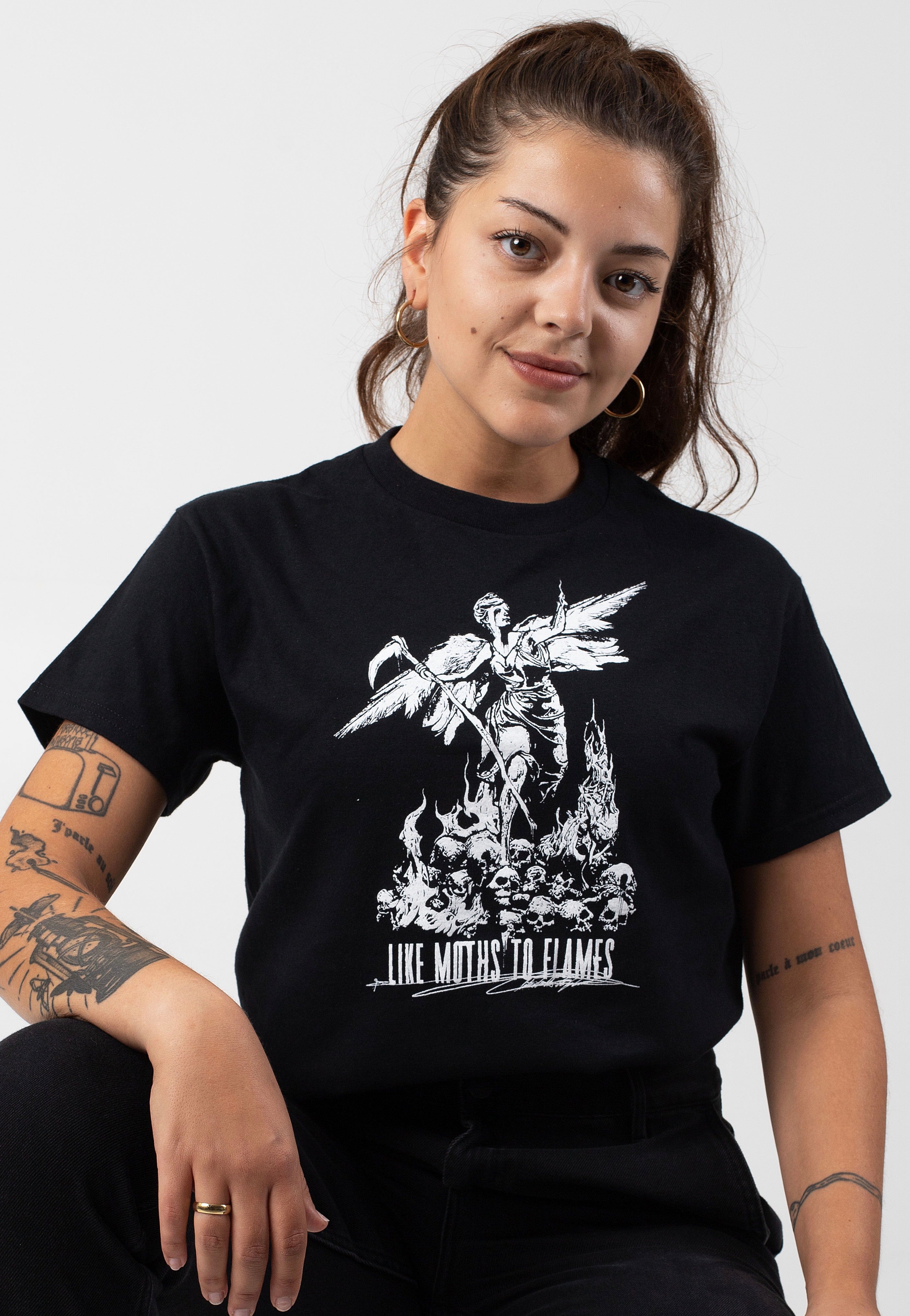 Like Moths To Flames - Angel - T-Shirt | Women-Image