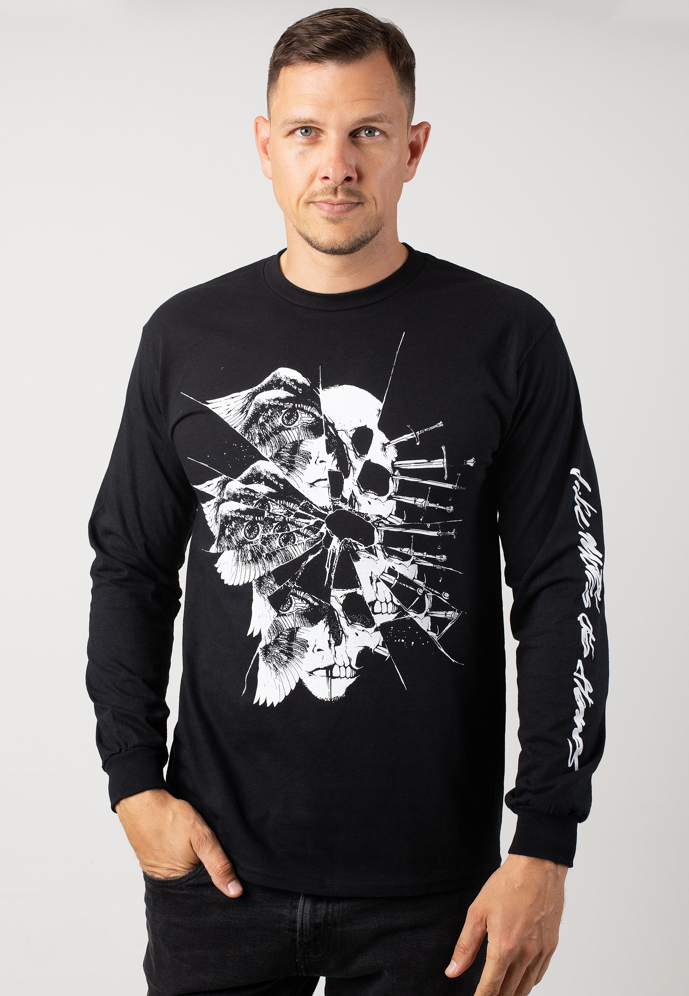 Like Moths To Flames - Broken - Longsleeve | Men-Image