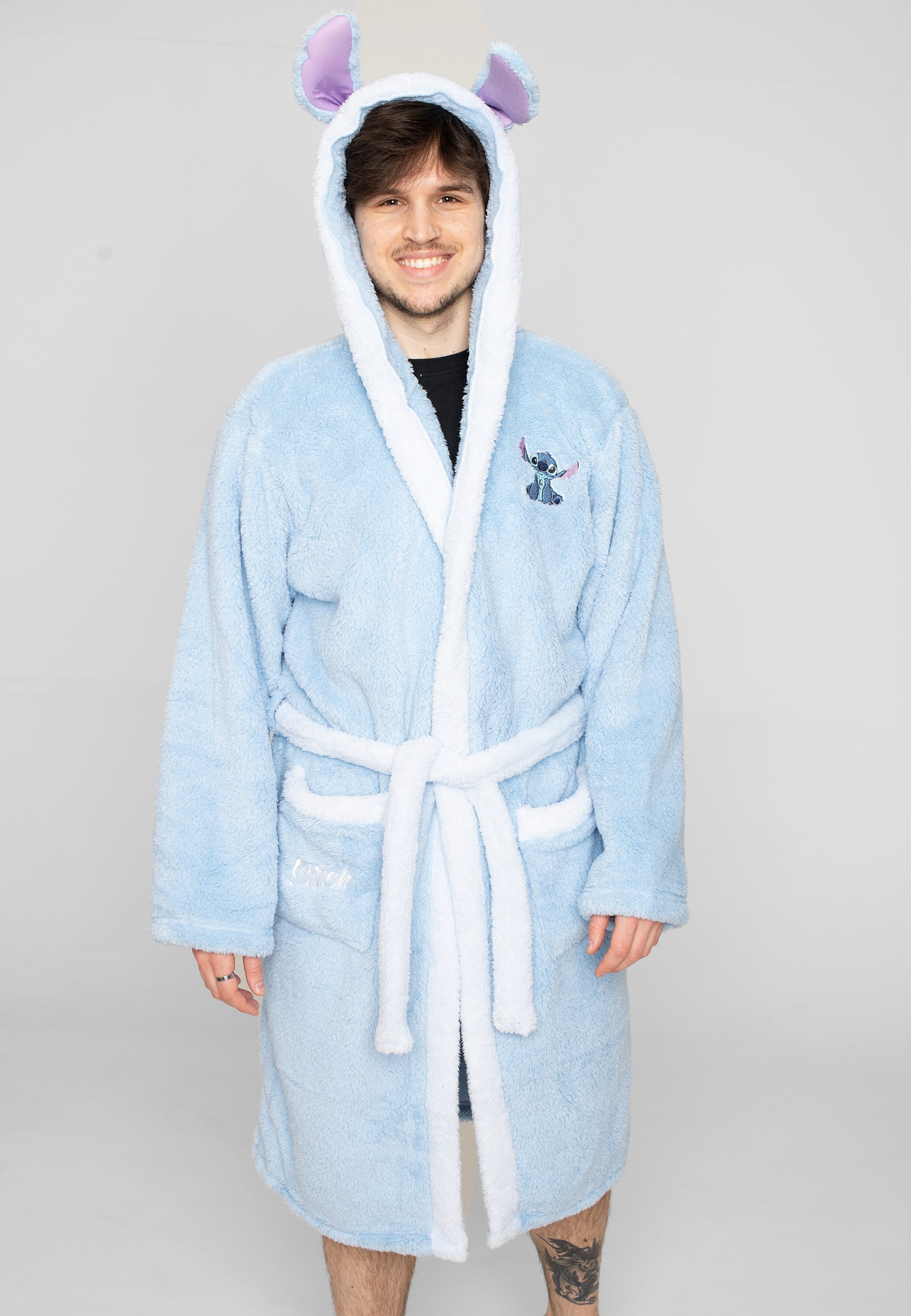 Lilo & Stitch - Stitch Blue - Bathrobe | Men-Image