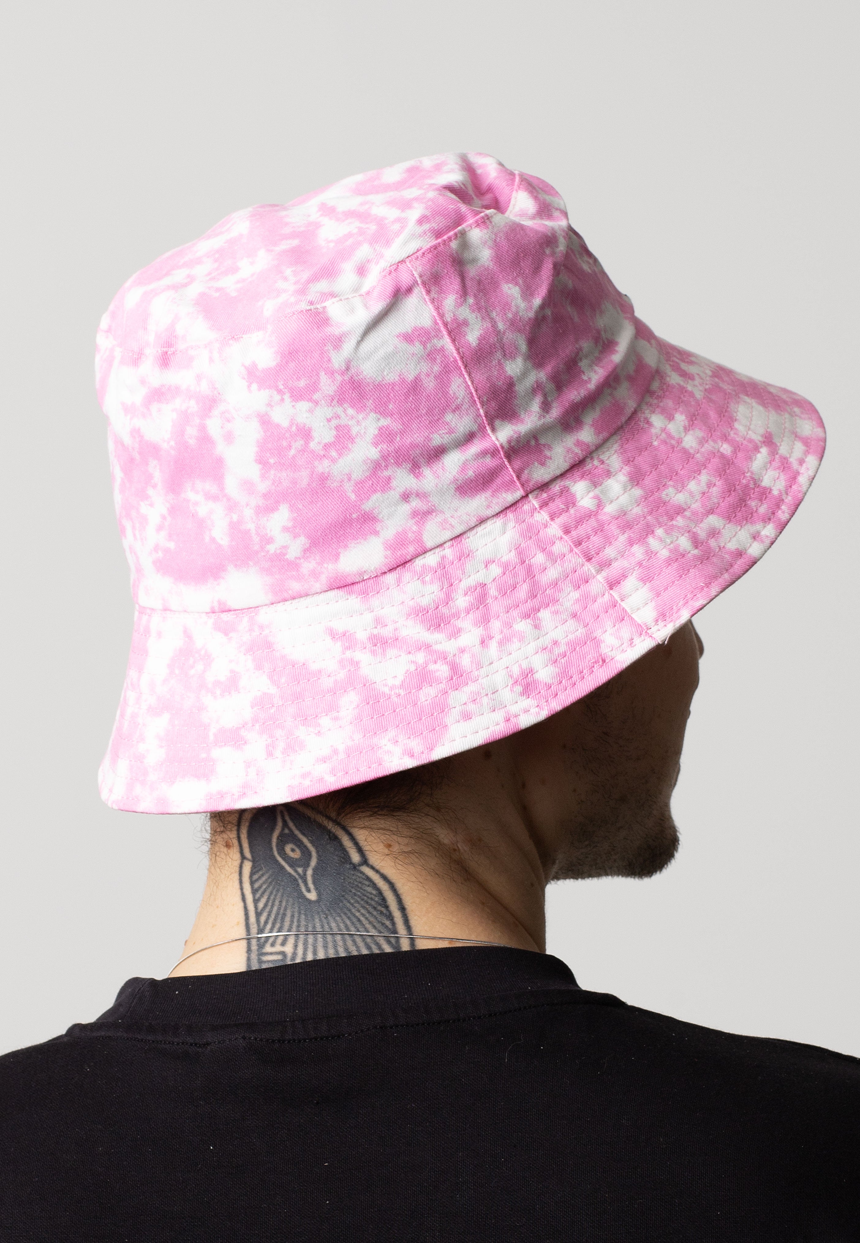 Lilo & Stitch - Stitch Face Pink Tie Dye - Bucket Hat | Neutral-Image