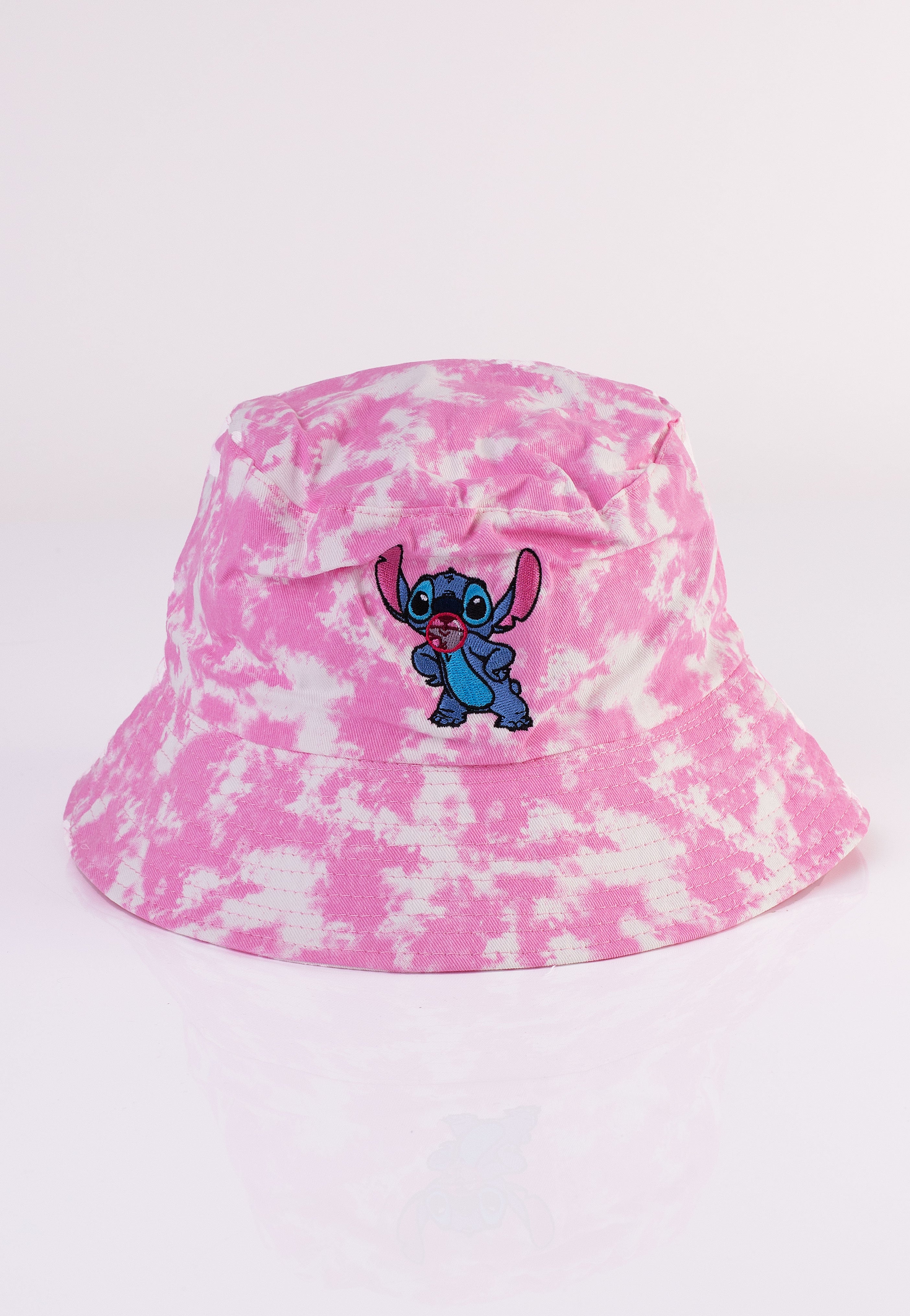 Lilo & Stitch - Stitch Face Pink Tie Dye - Bucket Hat | Neutral-Image