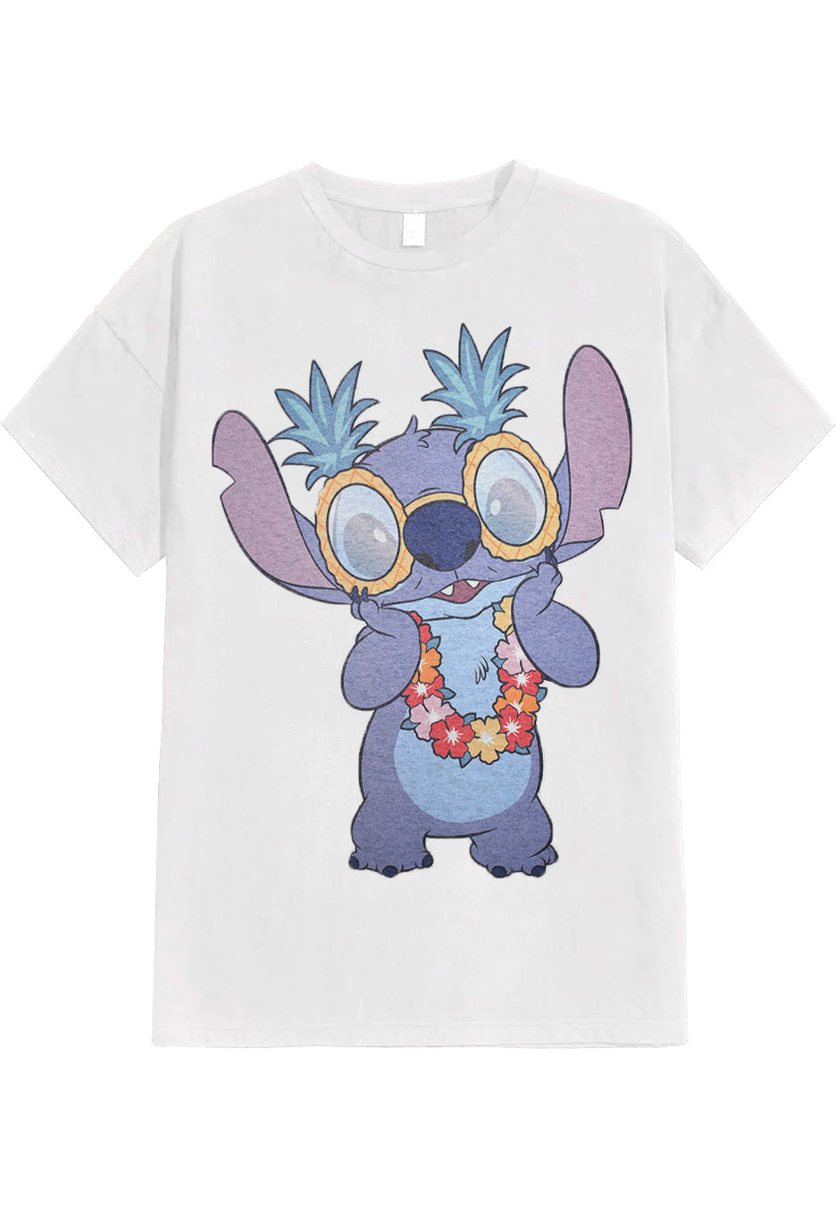 Lilo & Stitch - Tropical Fun White - T-Shirt | Neutral-Image