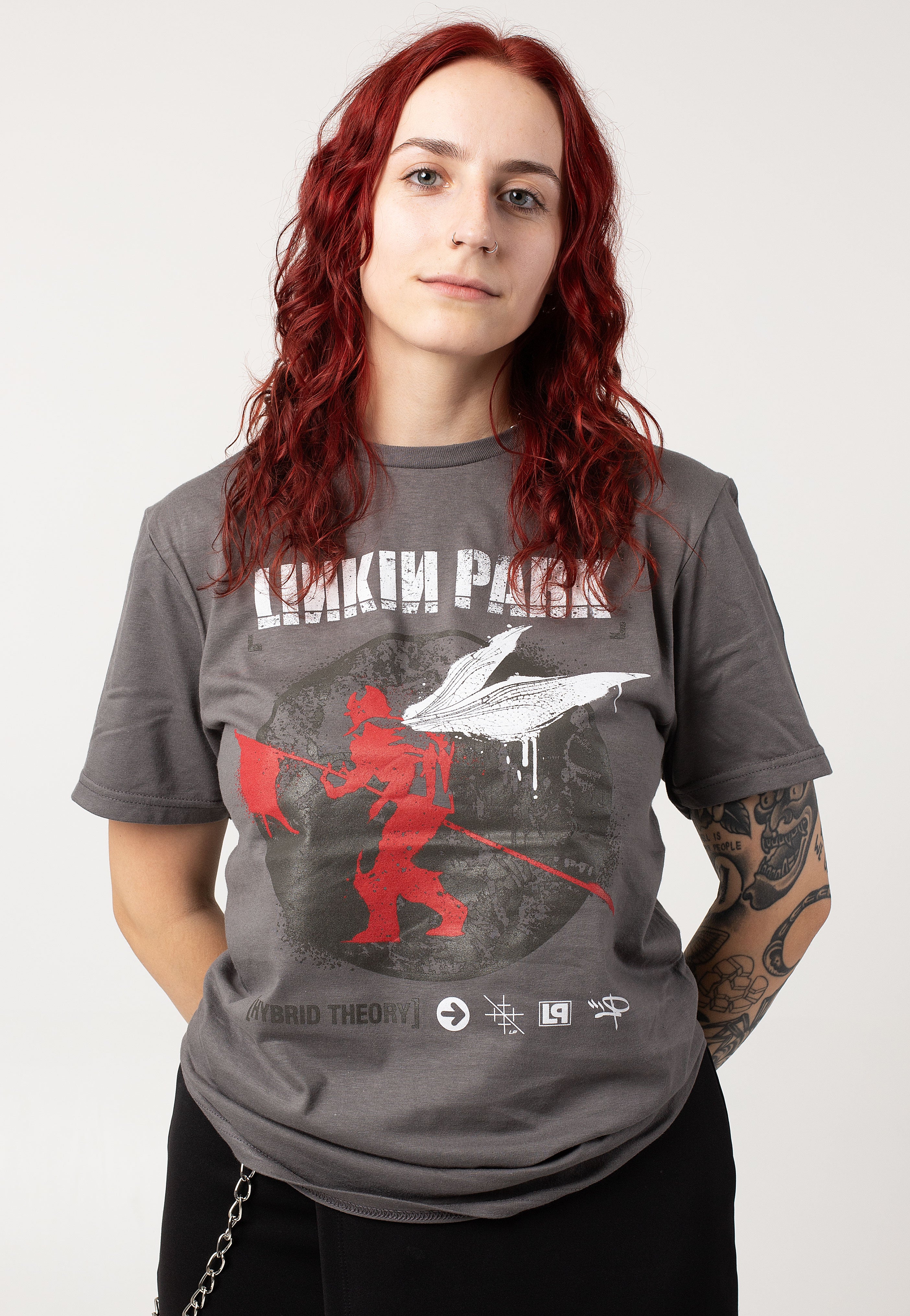 Linkin Park - Hybrid Theory Charcoal - T-Shirt | Women-Image