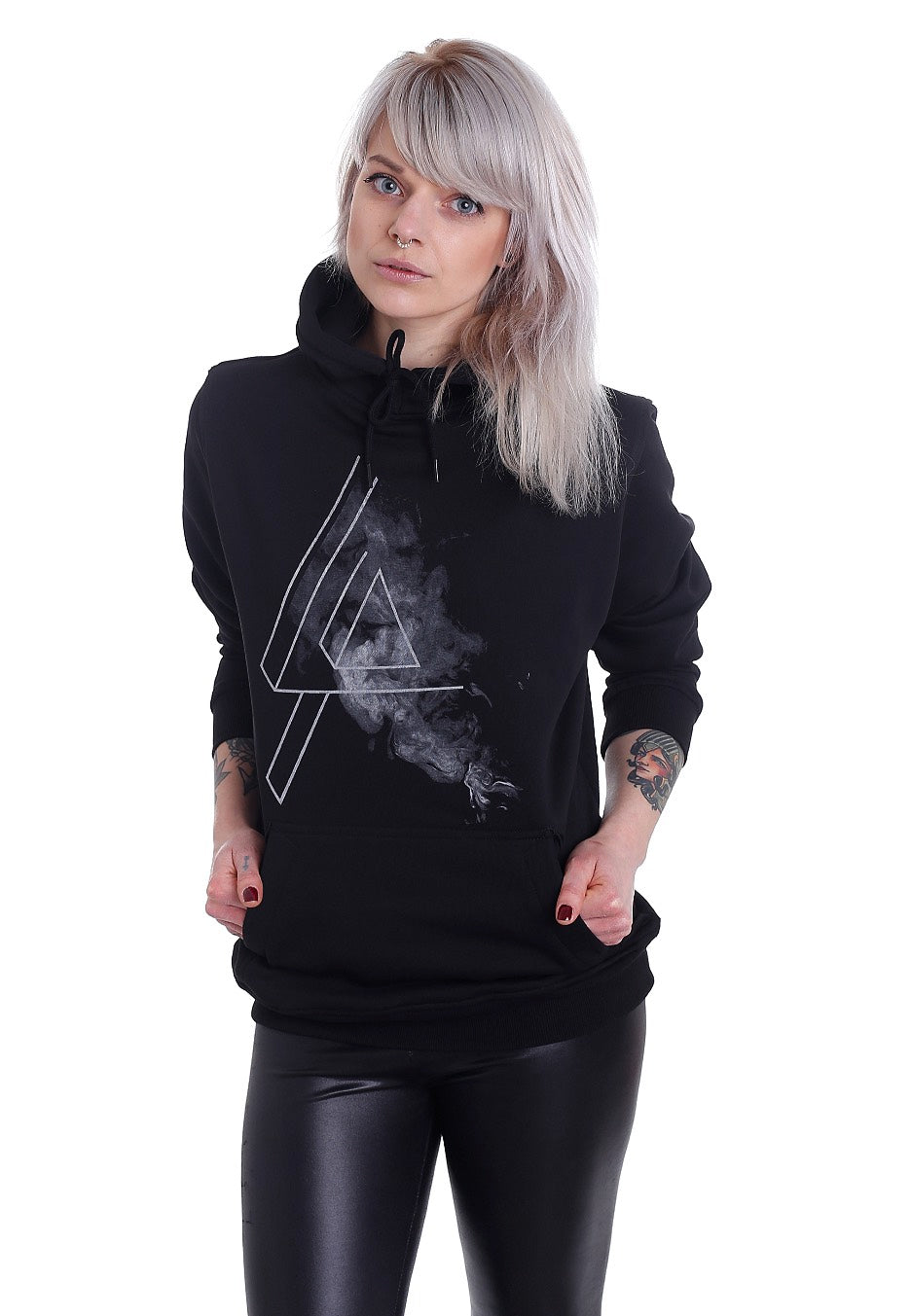 Linkin Park - Logo Smoke - Hoodie | Women-Image