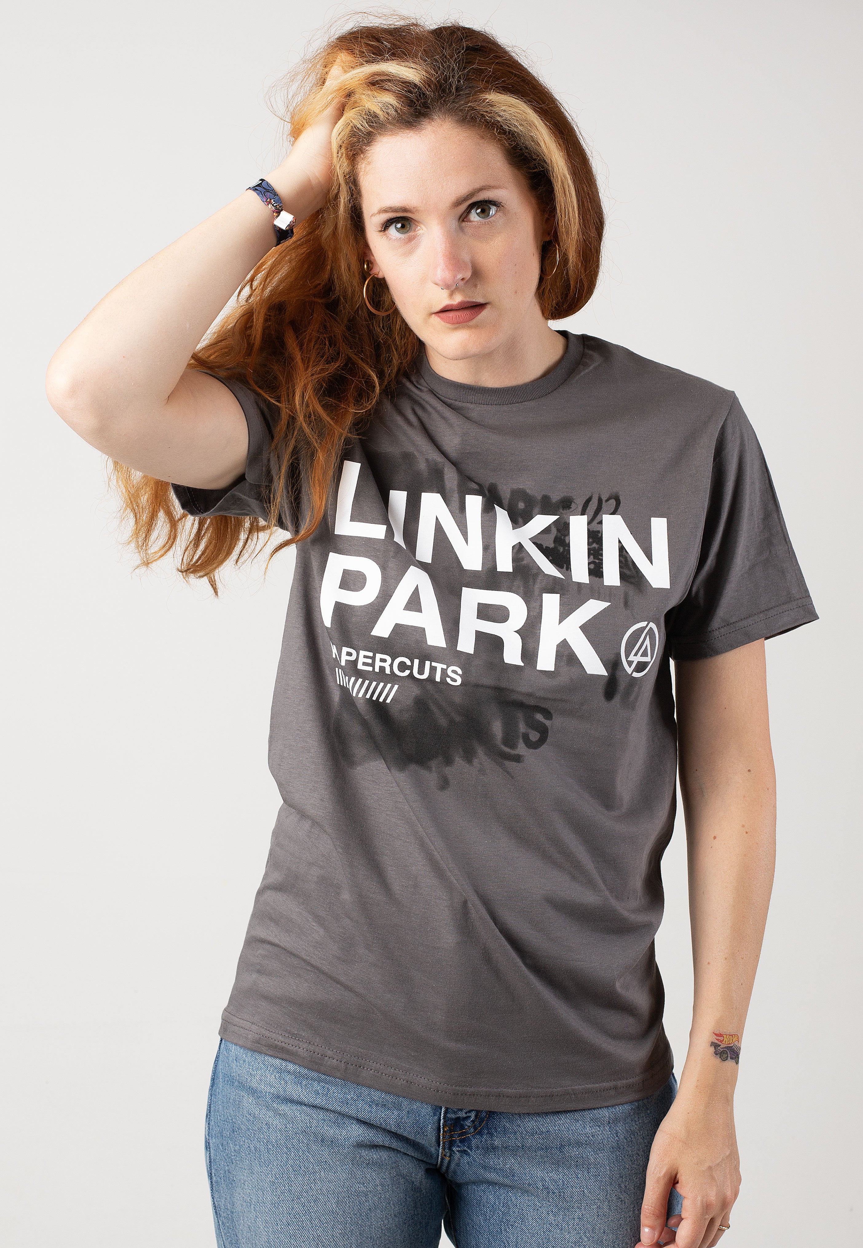 Linkin Park - Papercuts Charcoal - T-Shirt | Women-Image