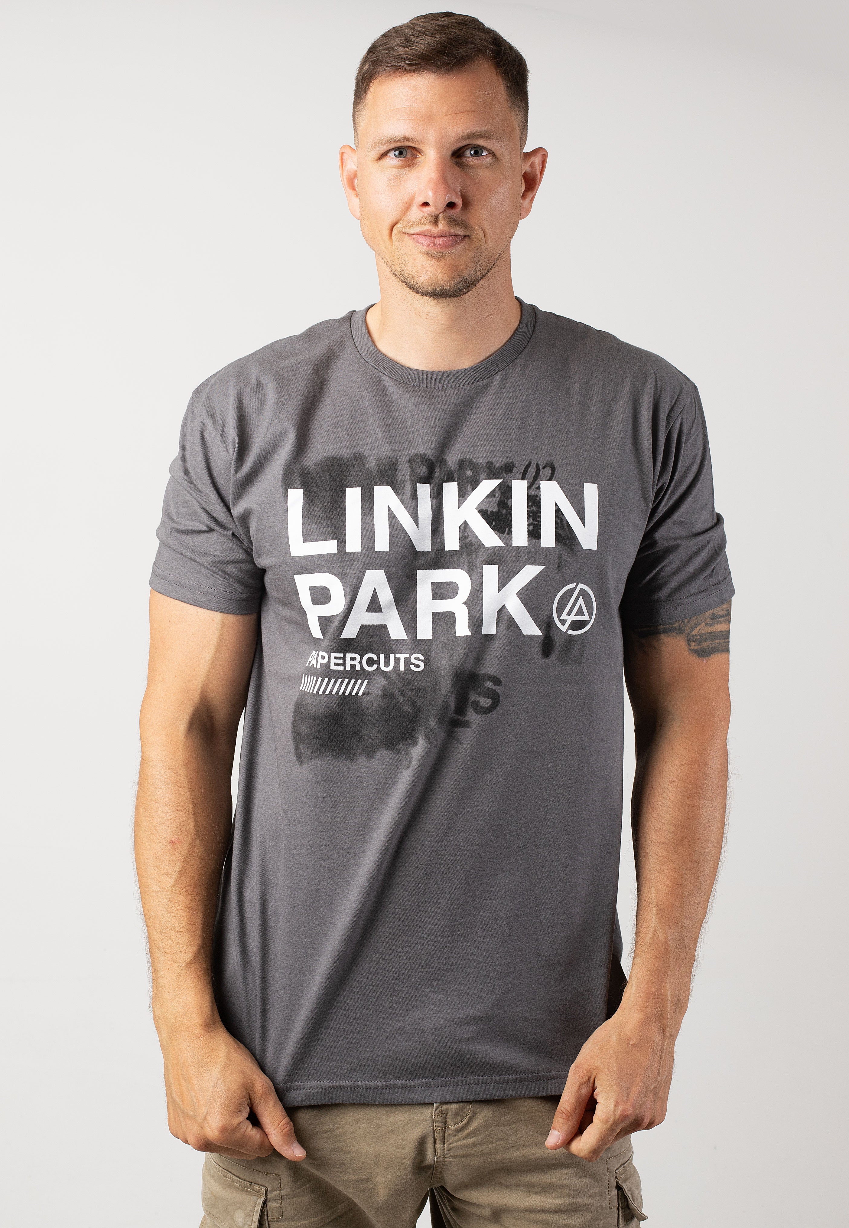 Linkin Park - Papercuts Charcoal - T-Shirt | Men-Image