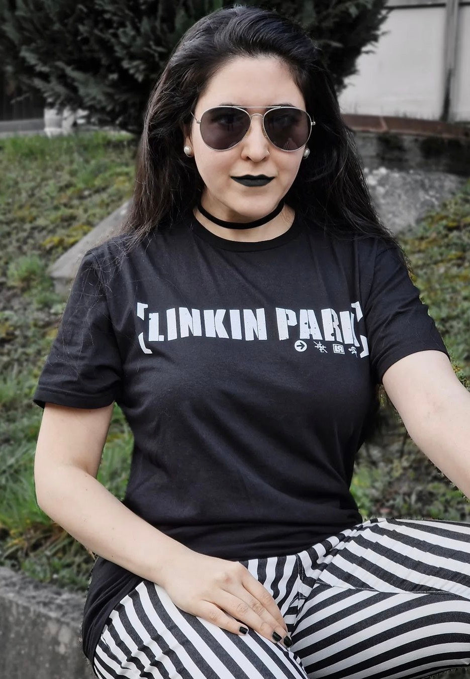 Linkin Park - Bracket Logo - T-Shirt | Women-Image