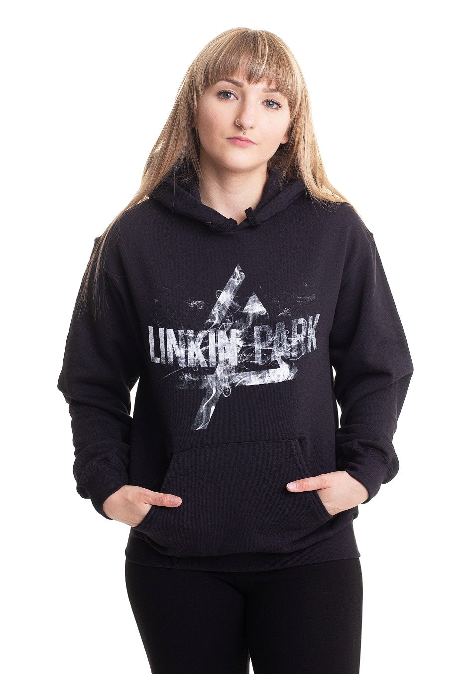 Linkin Park - Smoke Logo - Hoodie | Women-Image