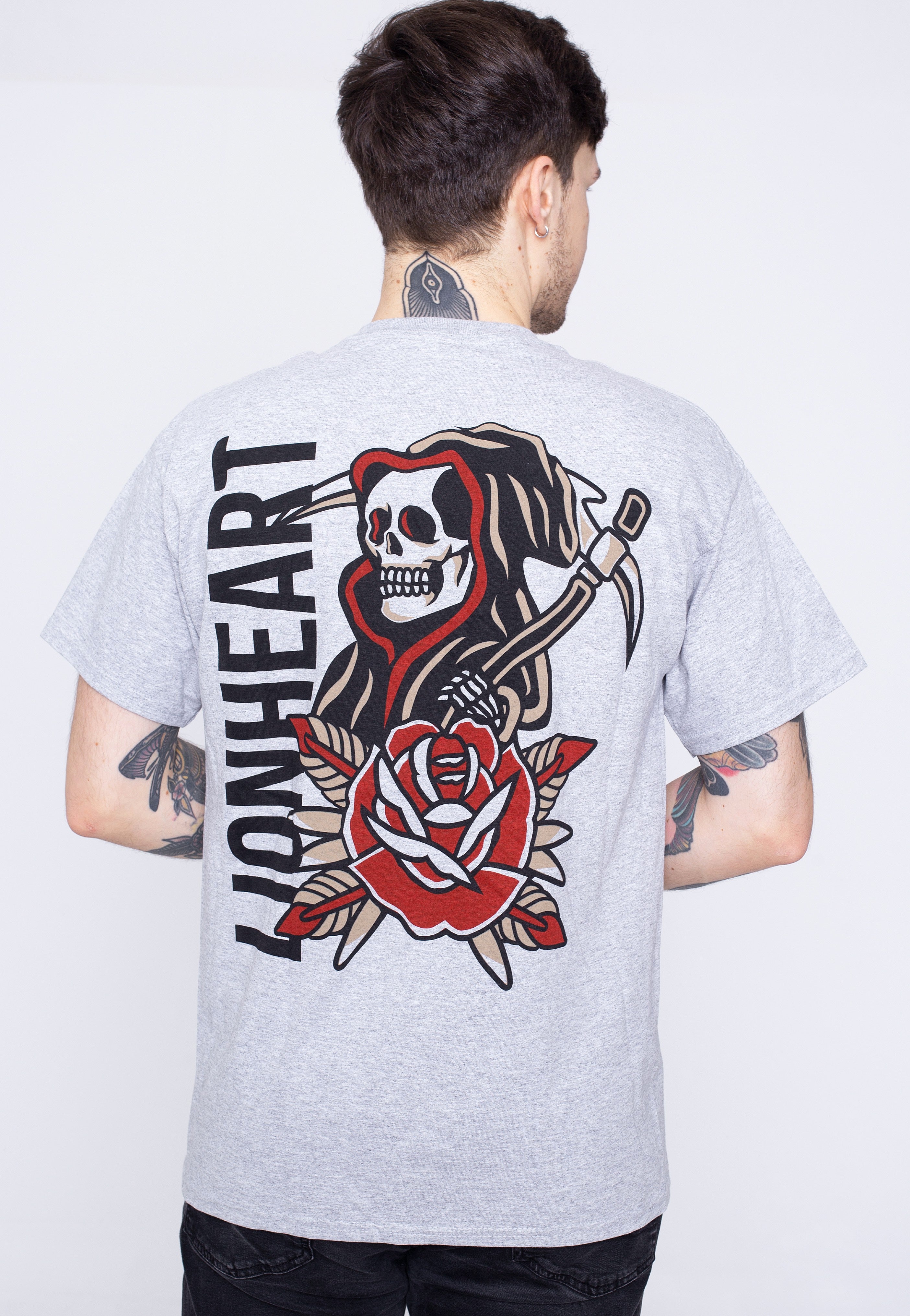 Lionheart - Reaper Rose Sportsgrey - T-Shirt | Men-Image