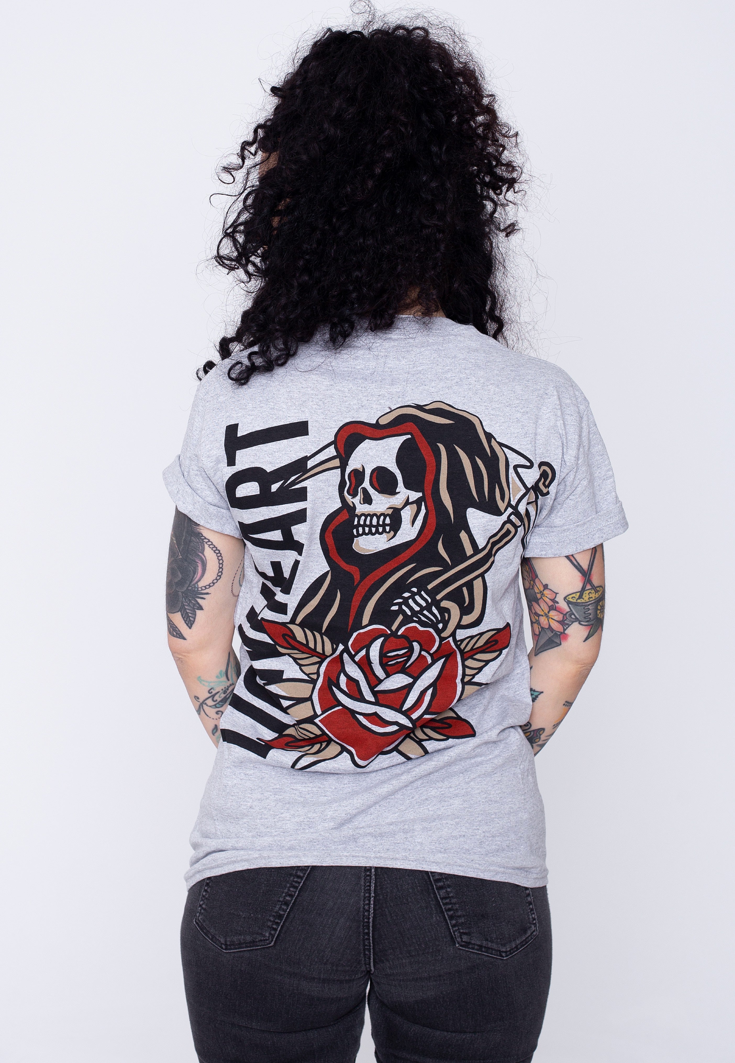 Lionheart - Reaper Rose Sportsgrey - T-Shirt | Women-Image