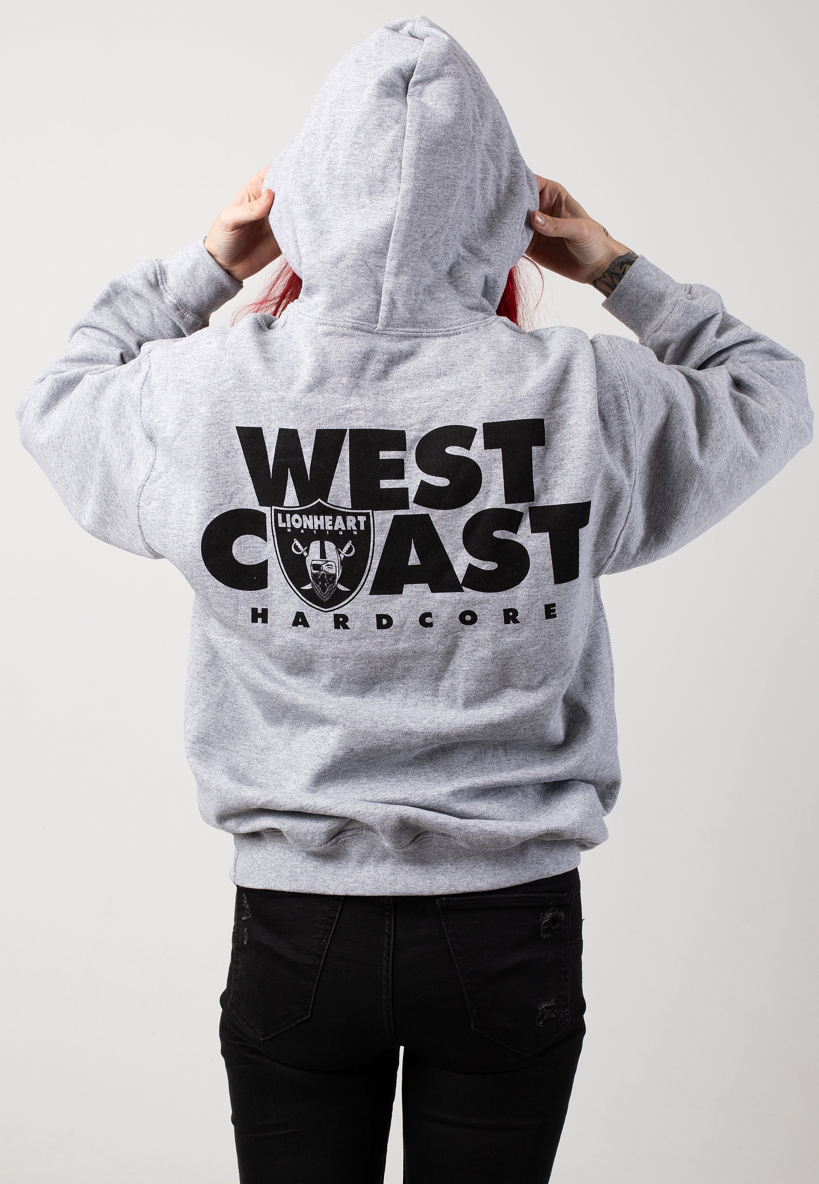 Lionheart - West Coast Nation Sportsgrey - Hoodie | Women-Image