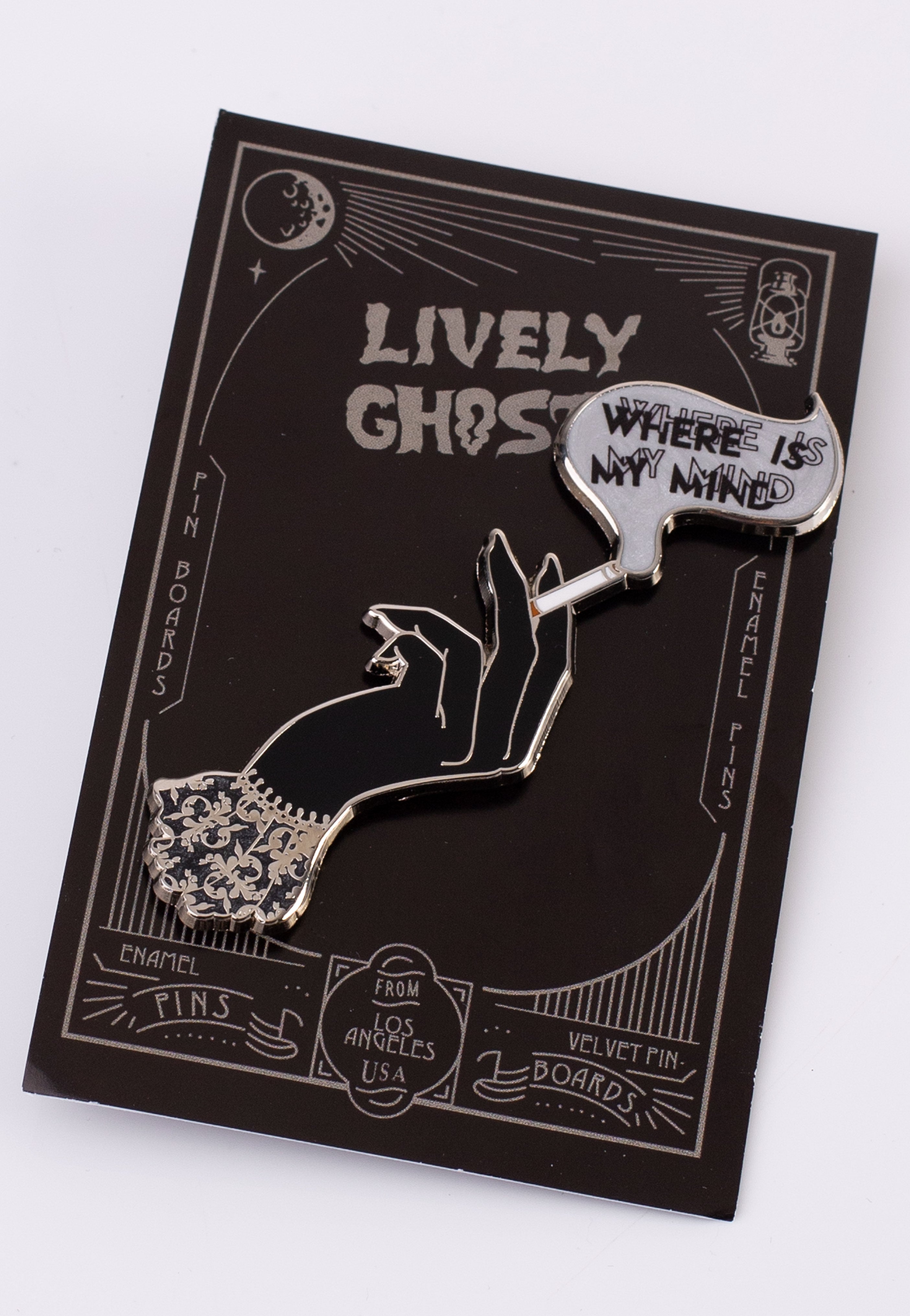 Lively Ghosts - Project Mayhem Black - Pin | Neutral-Image